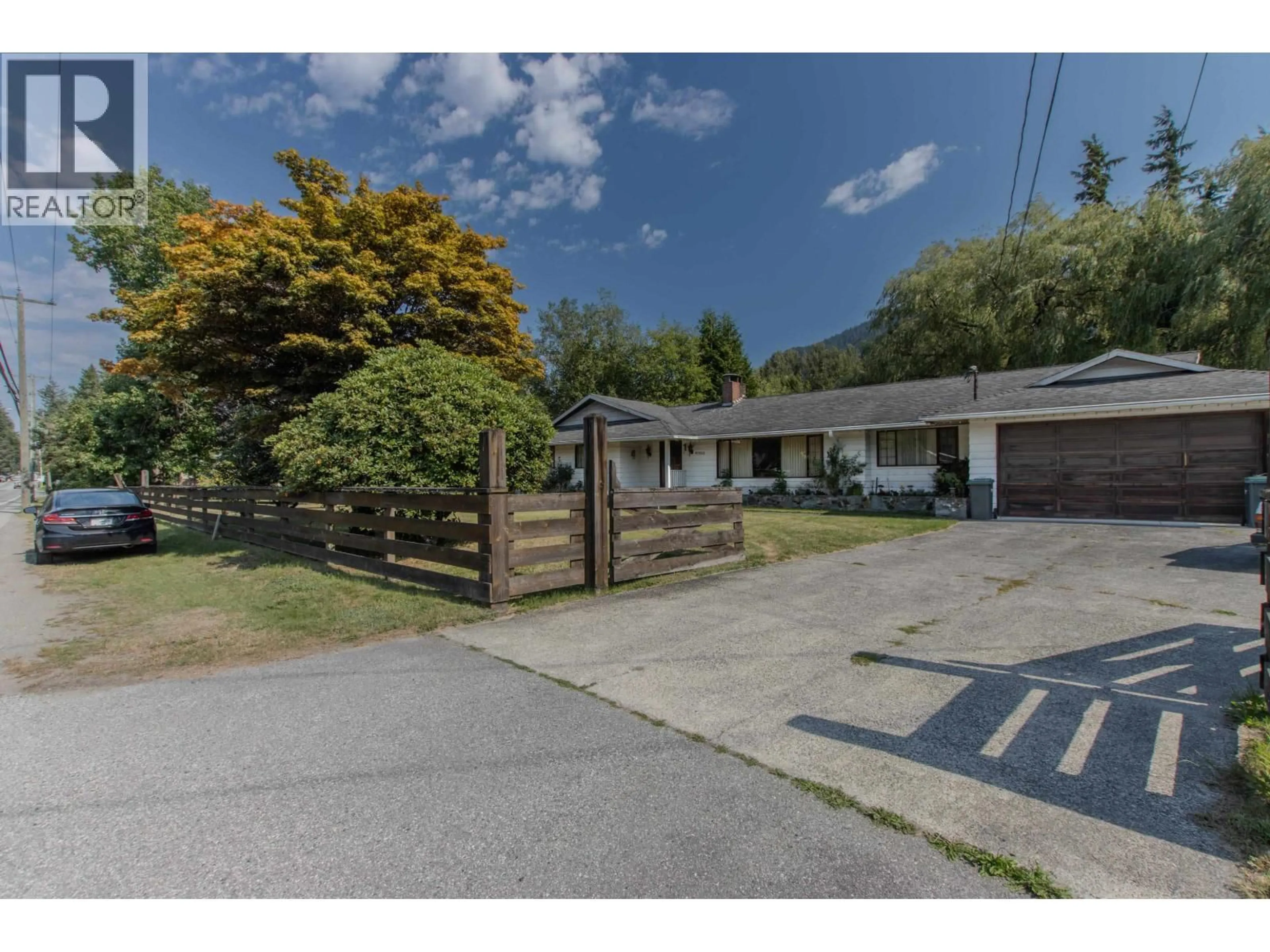 A pic from outside/outdoor area/front of a property/back of a property/a pic from drone, street for 41560 GOVERNMENT ROAD, Squamish British Columbia V0N1H0