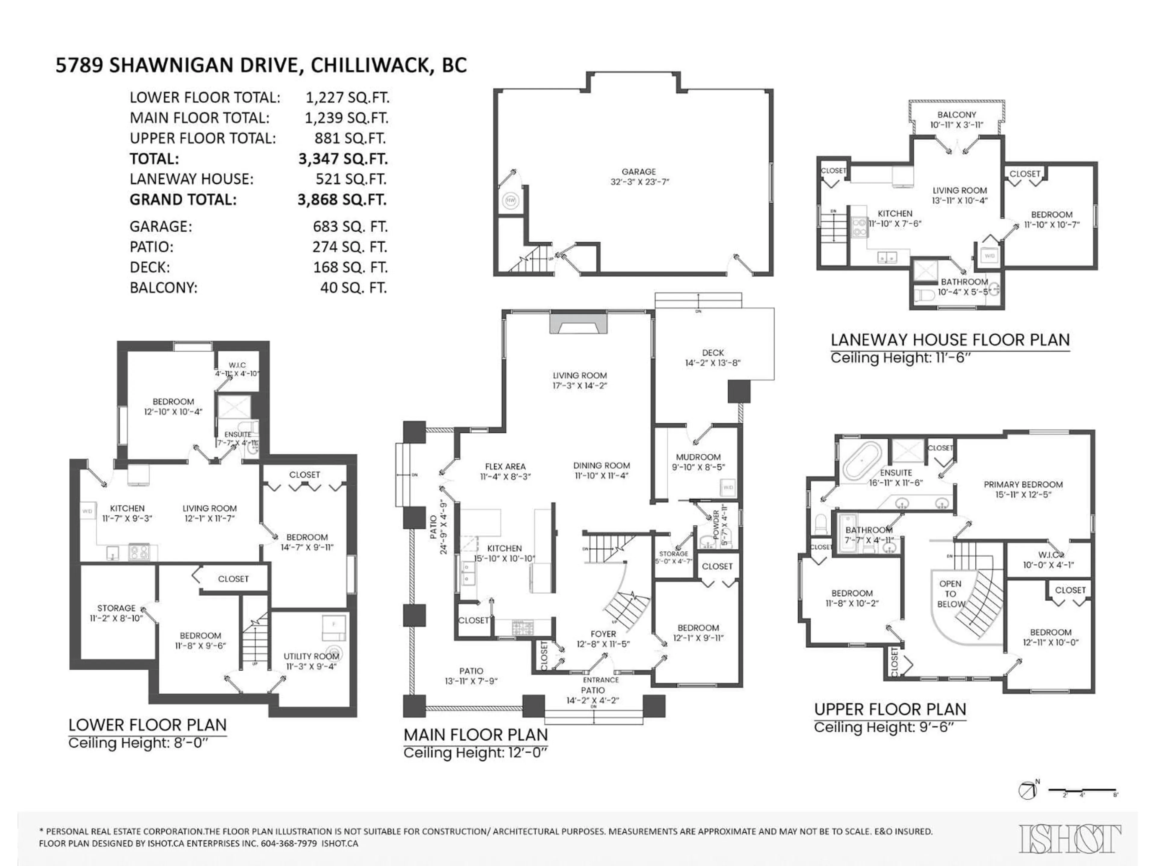 Floor plan for 5789 SHAWNIGAN DRIVE, Chilliwack British Columbia V2R0A8
