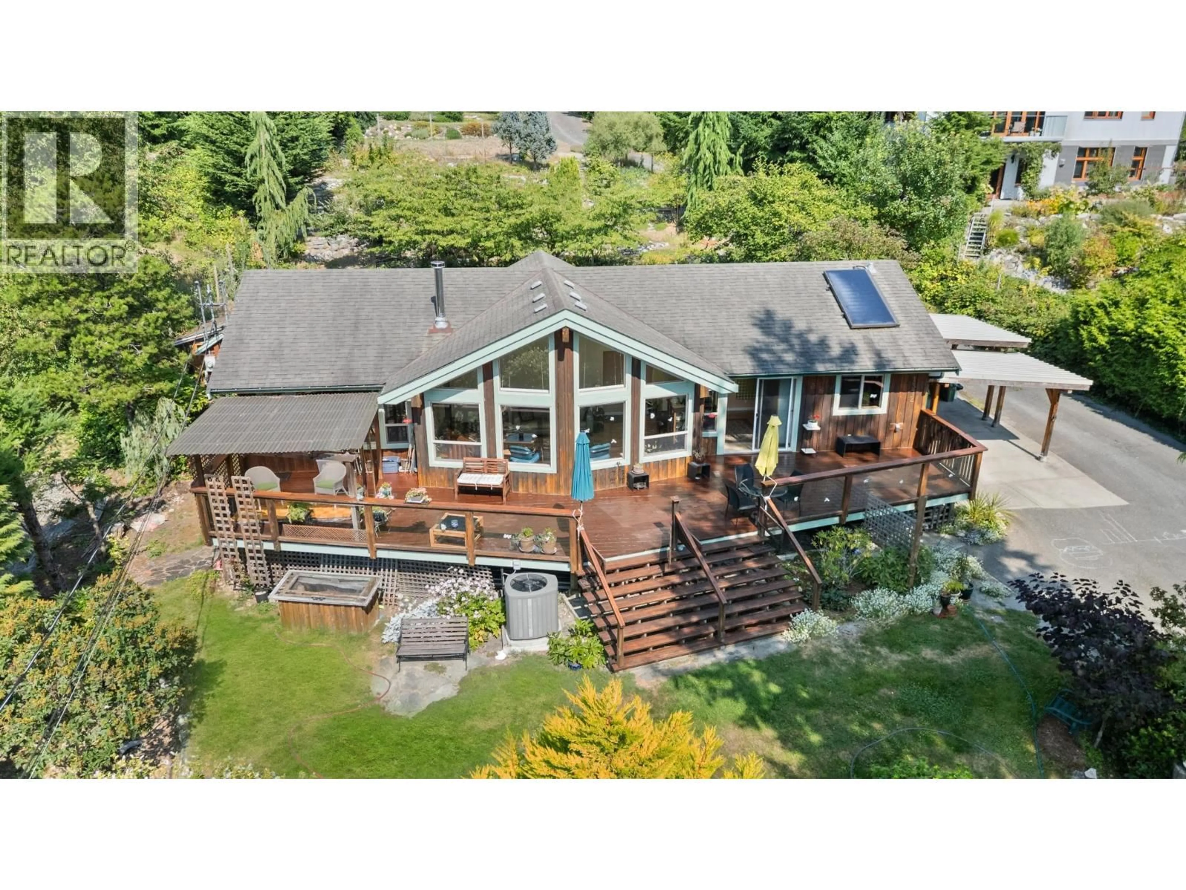 A pic from outside/outdoor area/front of a property/back of a property/a pic from drone, water/lake/river/ocean view for 1372 GOWER POINT ROAD, Gibsons British Columbia V0N1V3