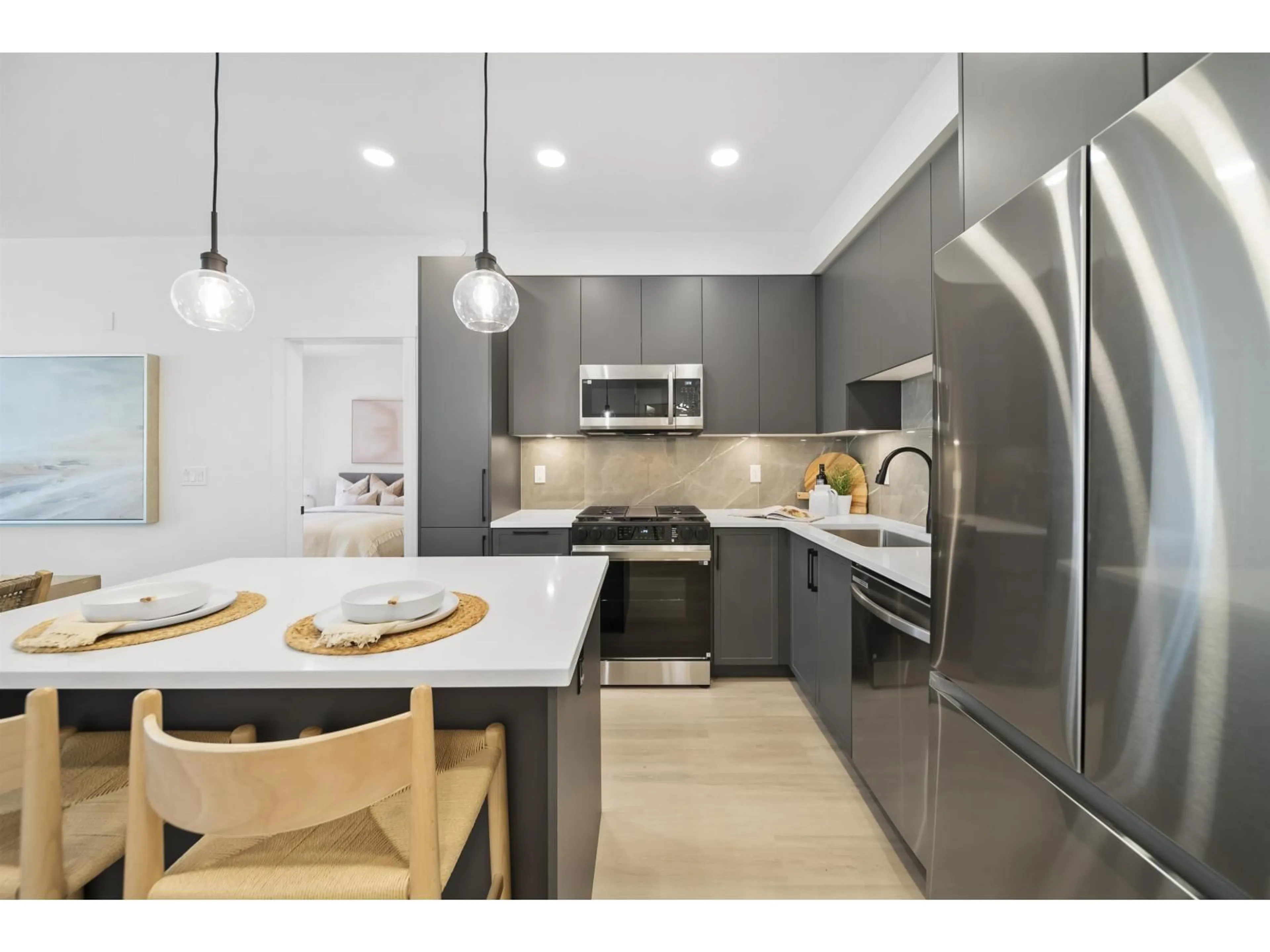 Open concept kitchen, unknown for 611 - 3465 146A, Surrey British Columbia V0V0V0