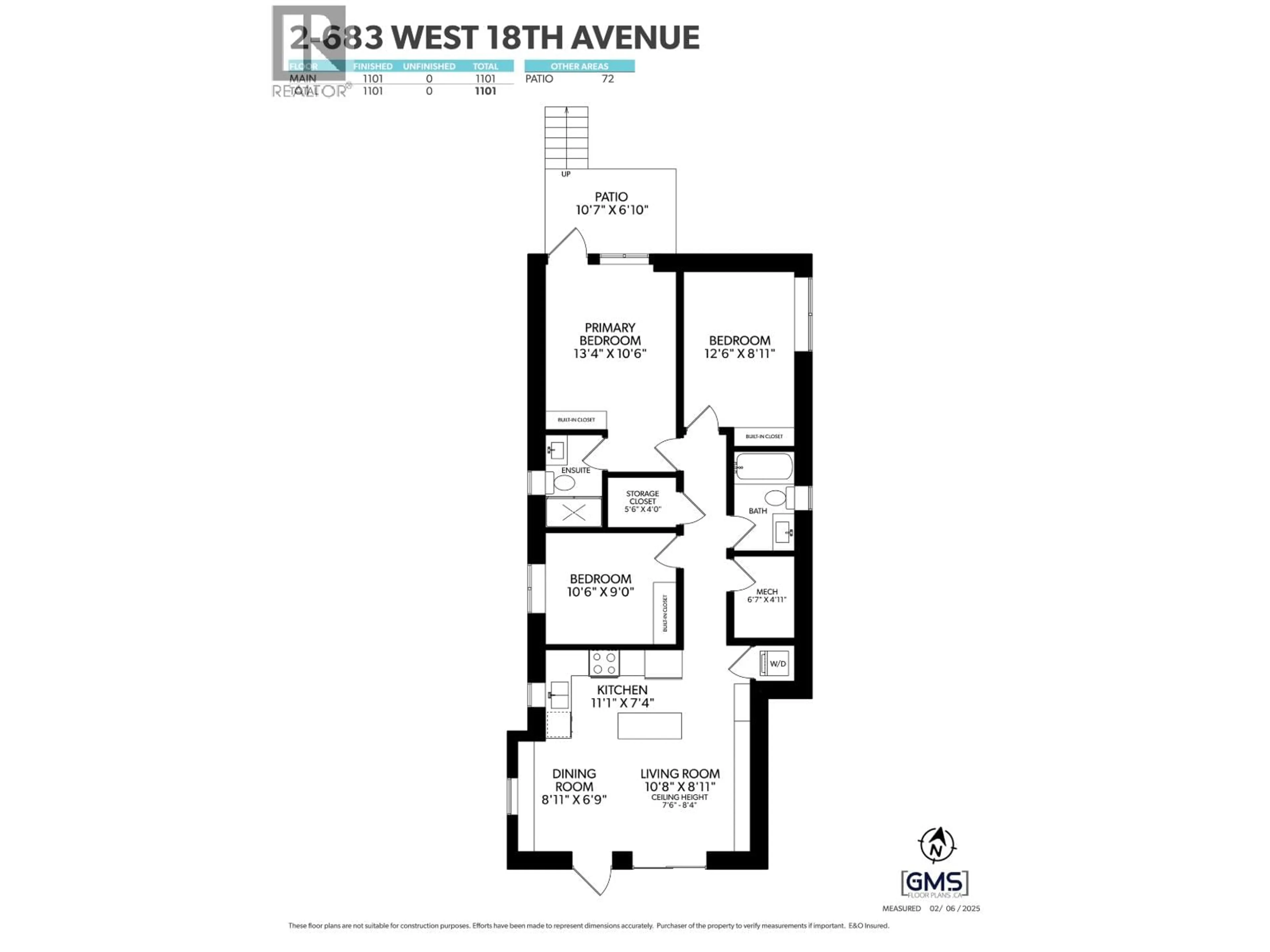 Floor plan for 681 18TH AVENUE, Vancouver British Columbia V5Z1V9