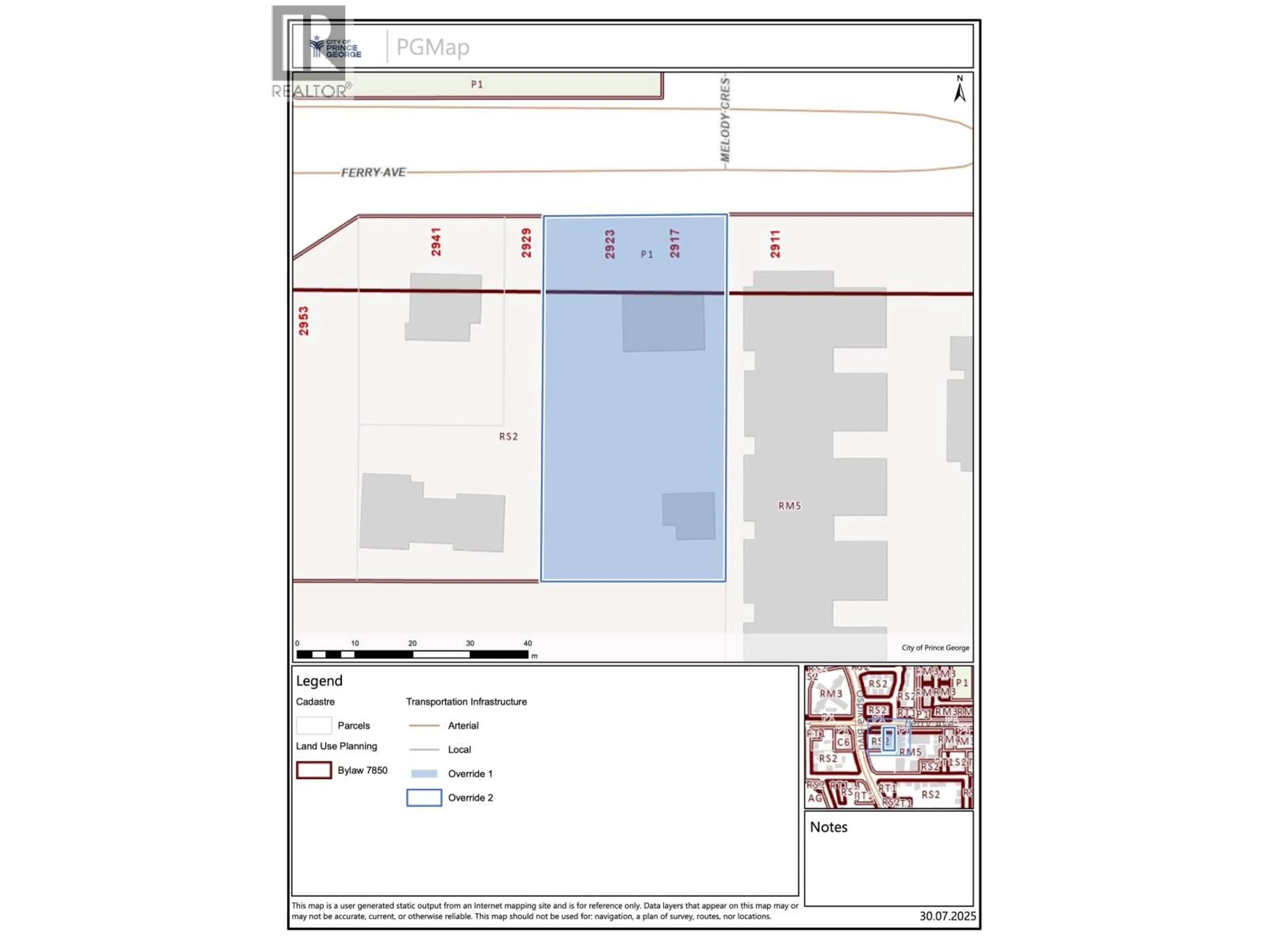 Floor plan for 2923 FERRY AVENUE, Prince George British Columbia V2N1L3