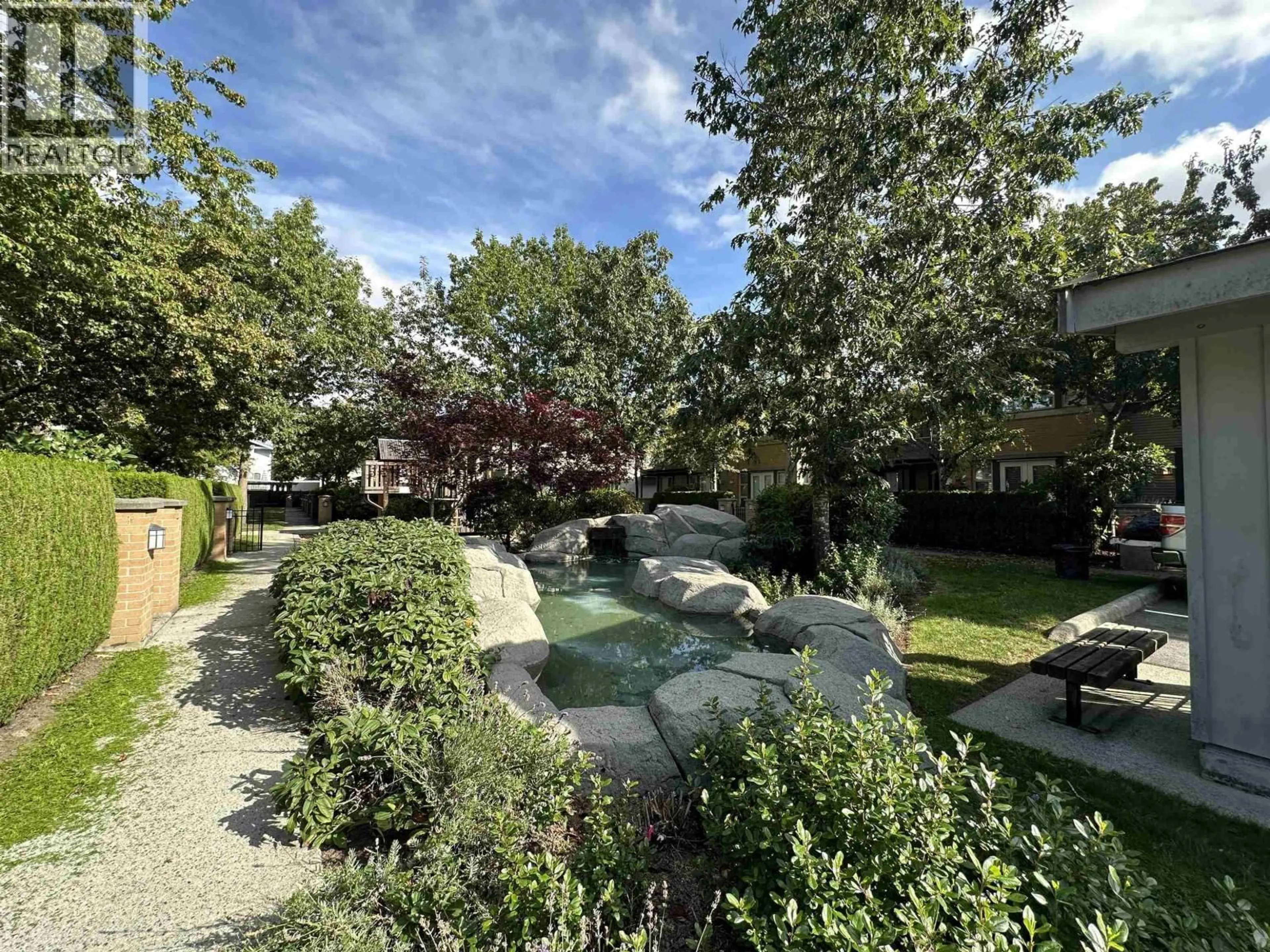 A pic from outside/outdoor area/front of a property/back of a property/a pic from drone, street for 42 - 6300 BIRCH STREET, Richmond British Columbia V6Y4K3