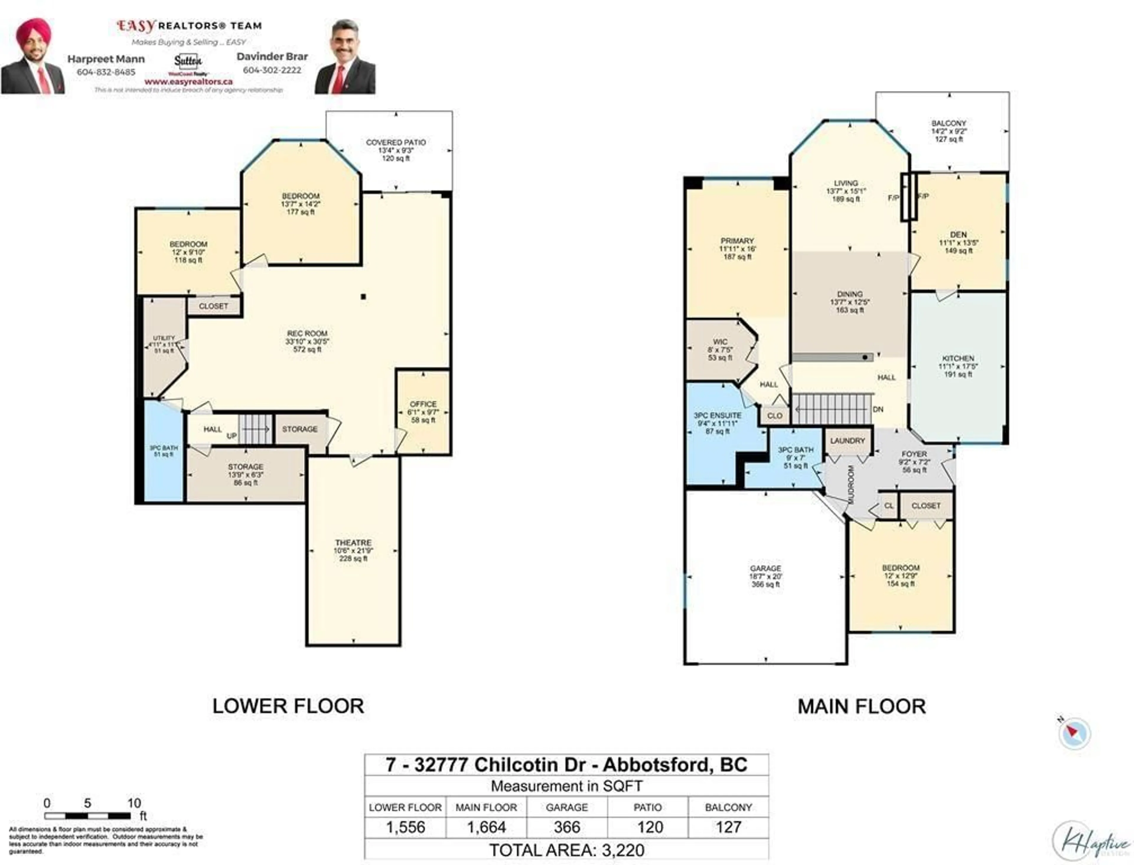 Floor plan for 7 - 32777 CHILCOTIN, Abbotsford British Columbia V2T5W4
