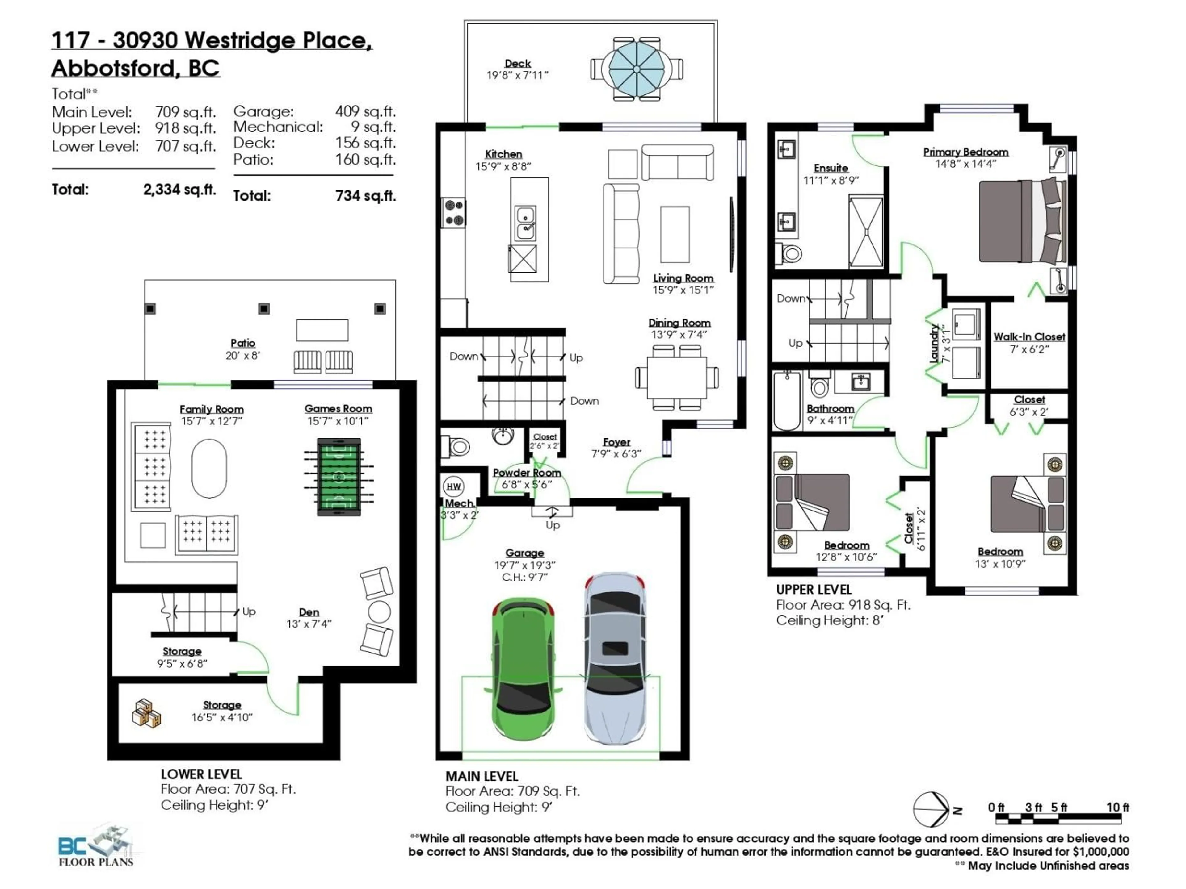Floor plan for 117 - 30930 WESTRIDGE, Abbotsford British Columbia V2T0H6