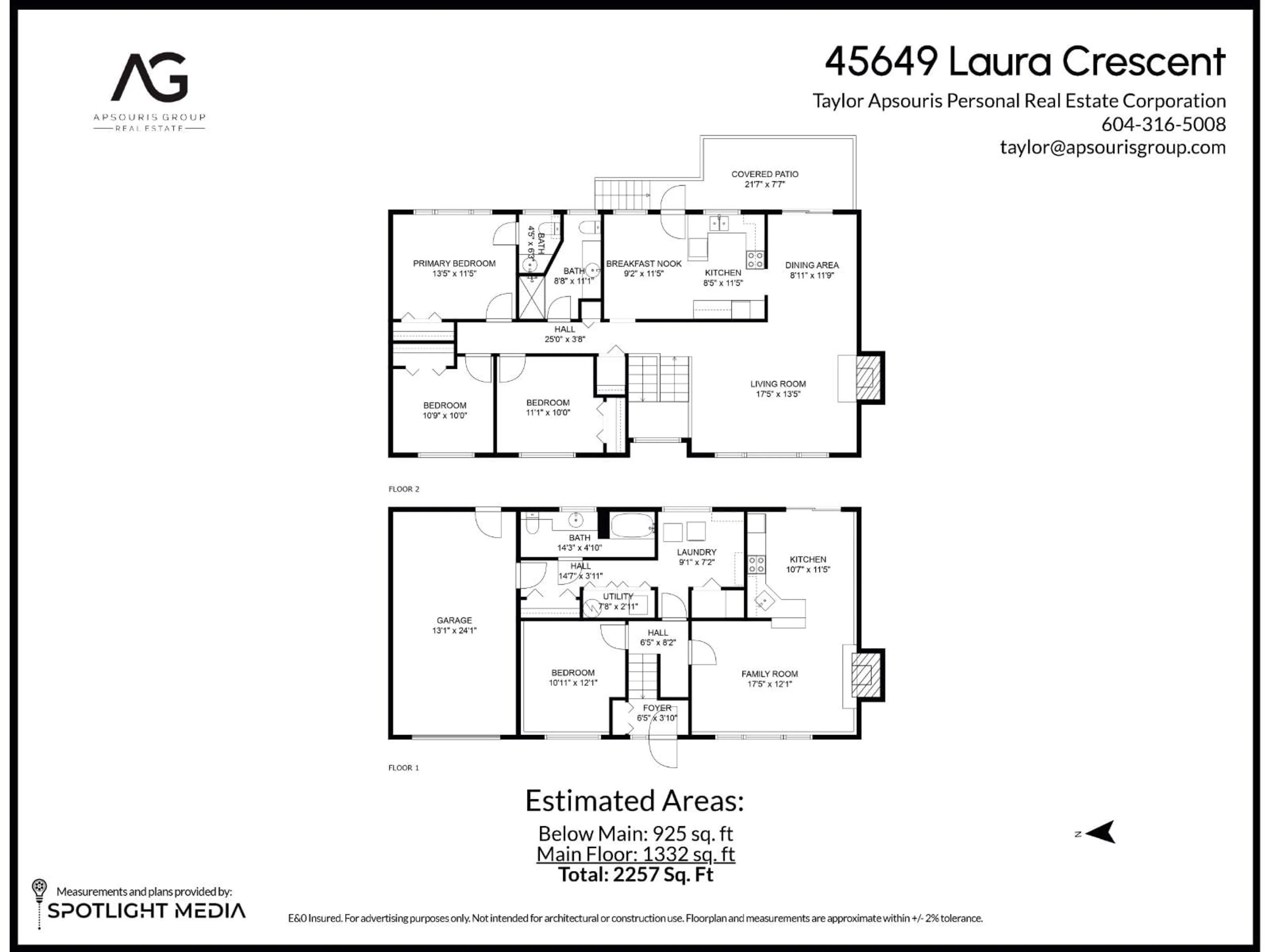 Floor plan for 45649 LAURA CRESCENT, Chilliwack British Columbia V2R3M7