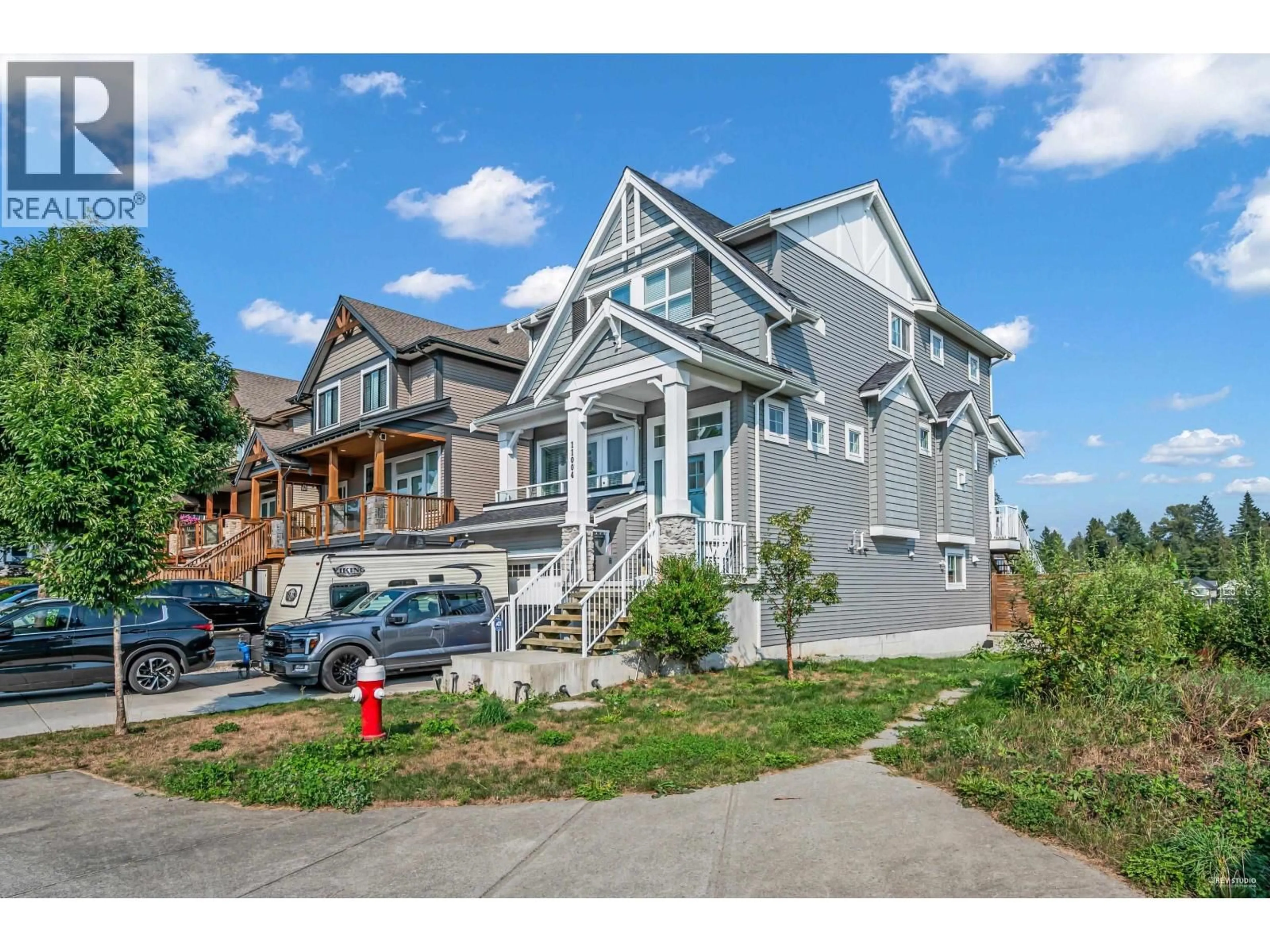 Home with vinyl exterior material, street for 11004 HARRIS DRIVE, Maple Ridge British Columbia V2W1Z8