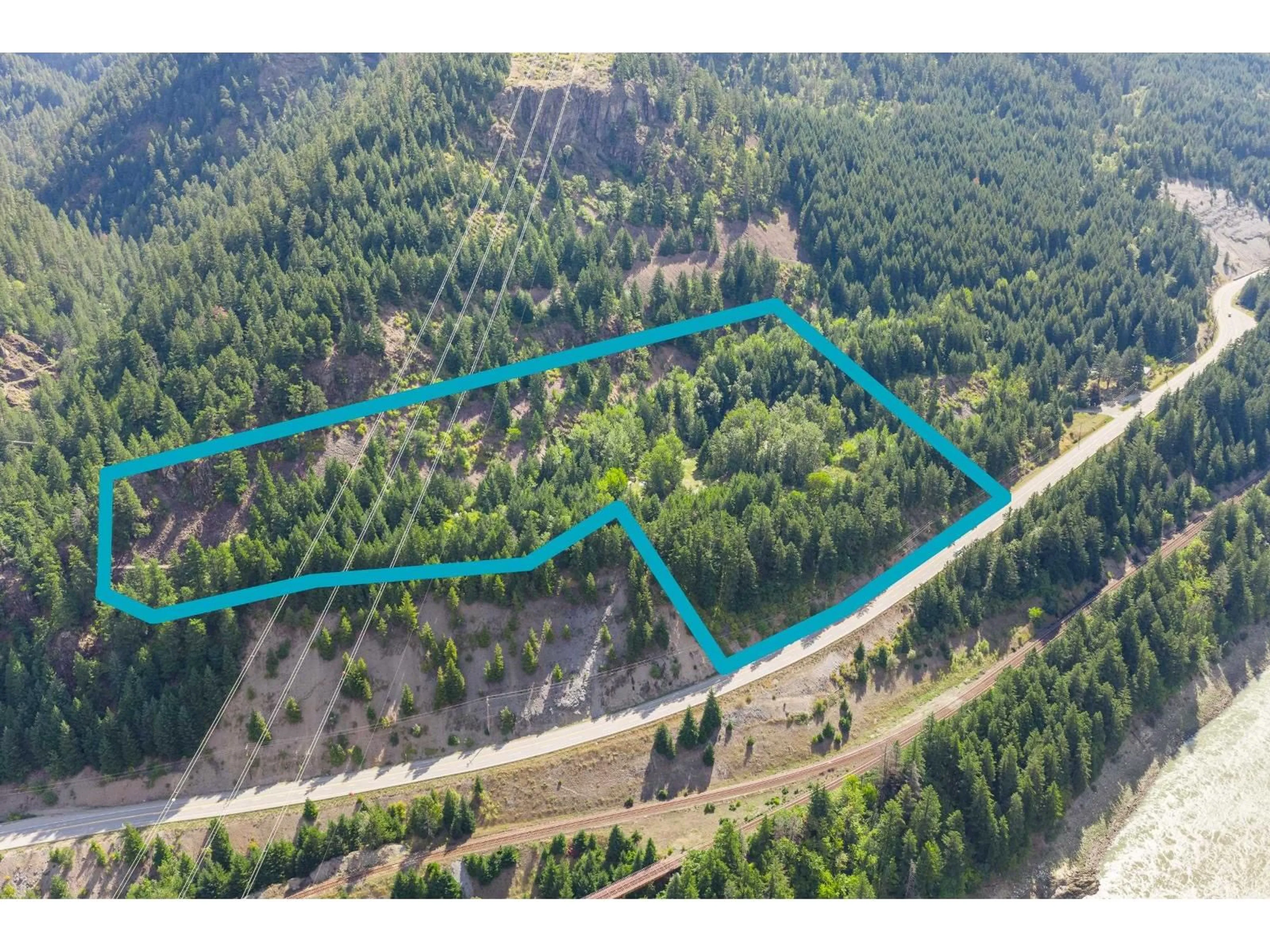 A pic from outside/outdoor area/front of a property/back of a property/a pic from drone, forest/trees view for 49300 TRANS CANADA HIGHWAY, Boston Bar / Lytton British Columbia V0K1C0