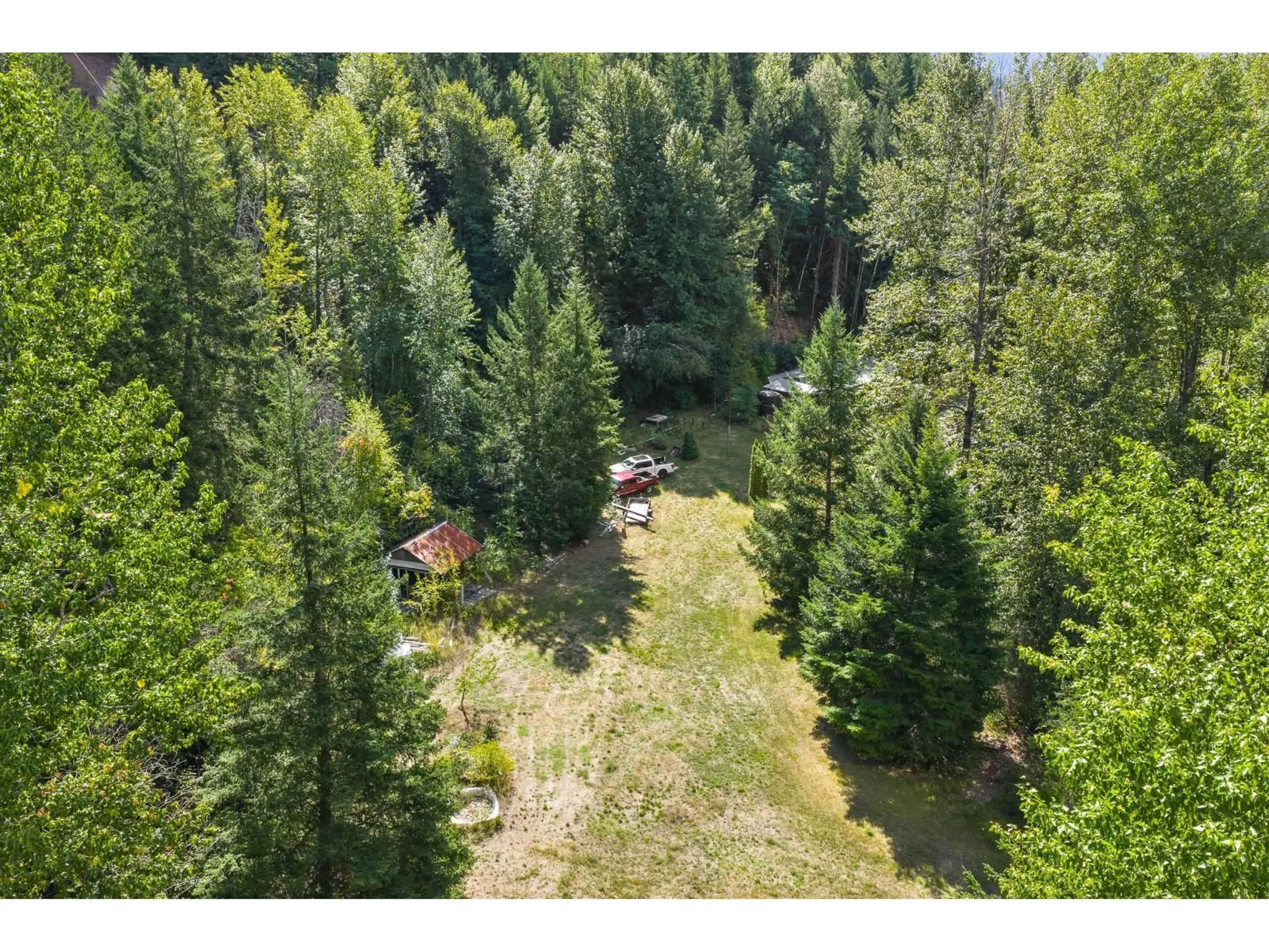 A pic from outside/outdoor area/front of a property/back of a property/a pic from drone, forest/trees view for 49300 TRANS CANADA HIGHWAY, Boston Bar / Lytton British Columbia V0K1C0