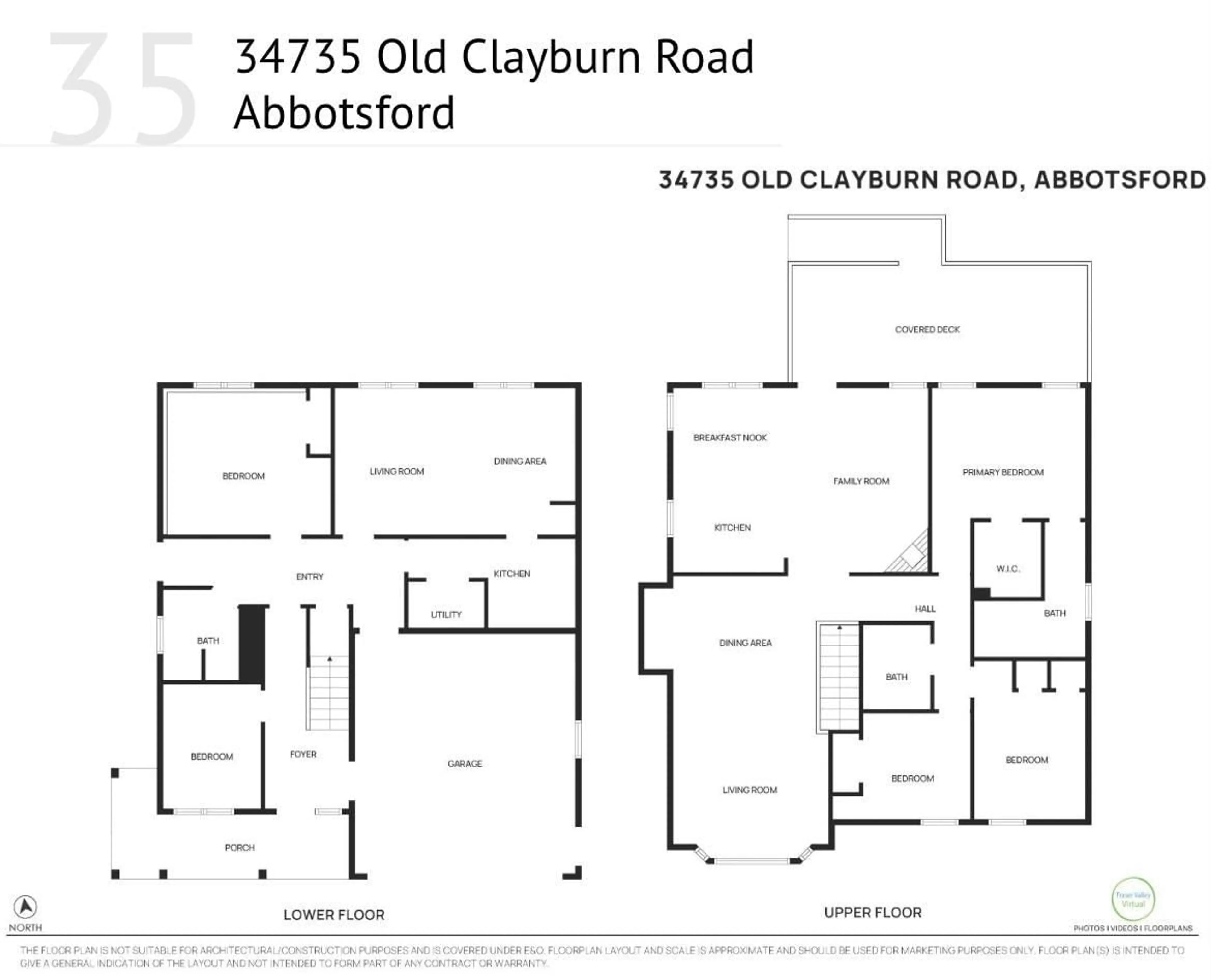 Floor plan for 34735 OLD CLAYBURN, Abbotsford British Columbia V2S4H7