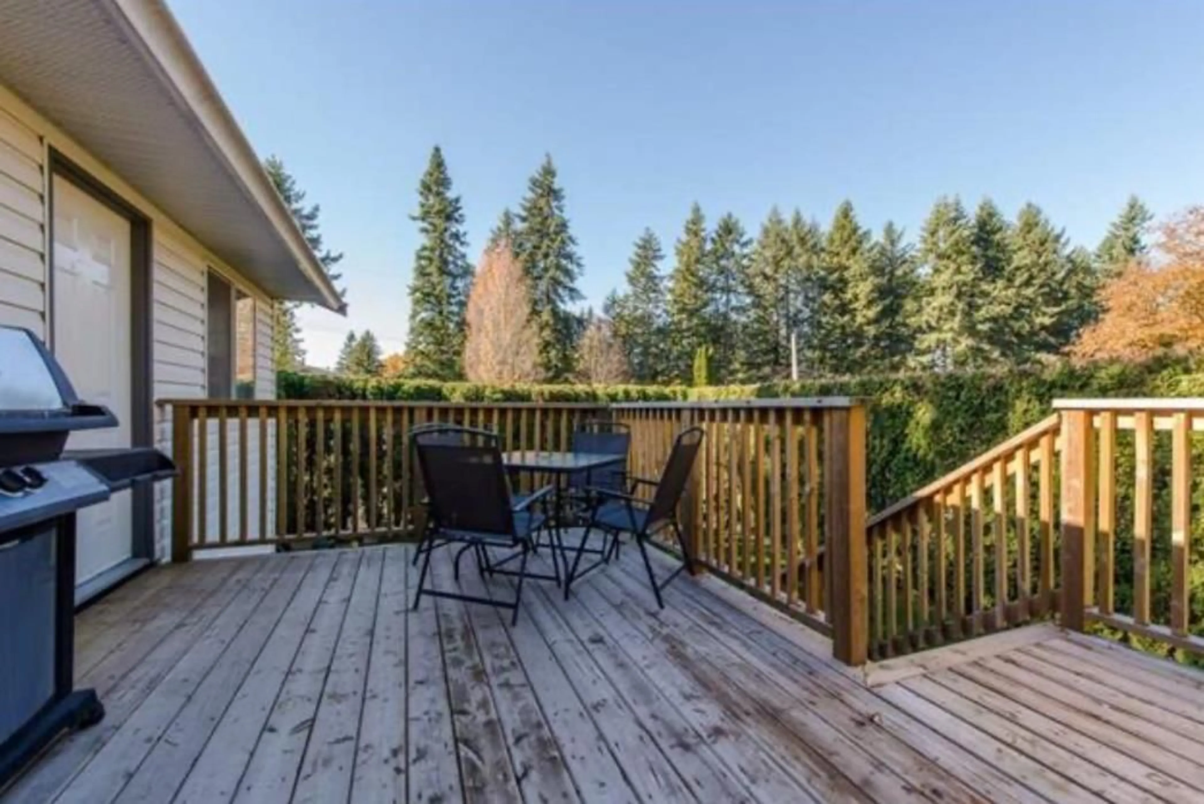 Patio, forest/trees view for 34735 OLD CLAYBURN, Abbotsford British Columbia V2S4H7
