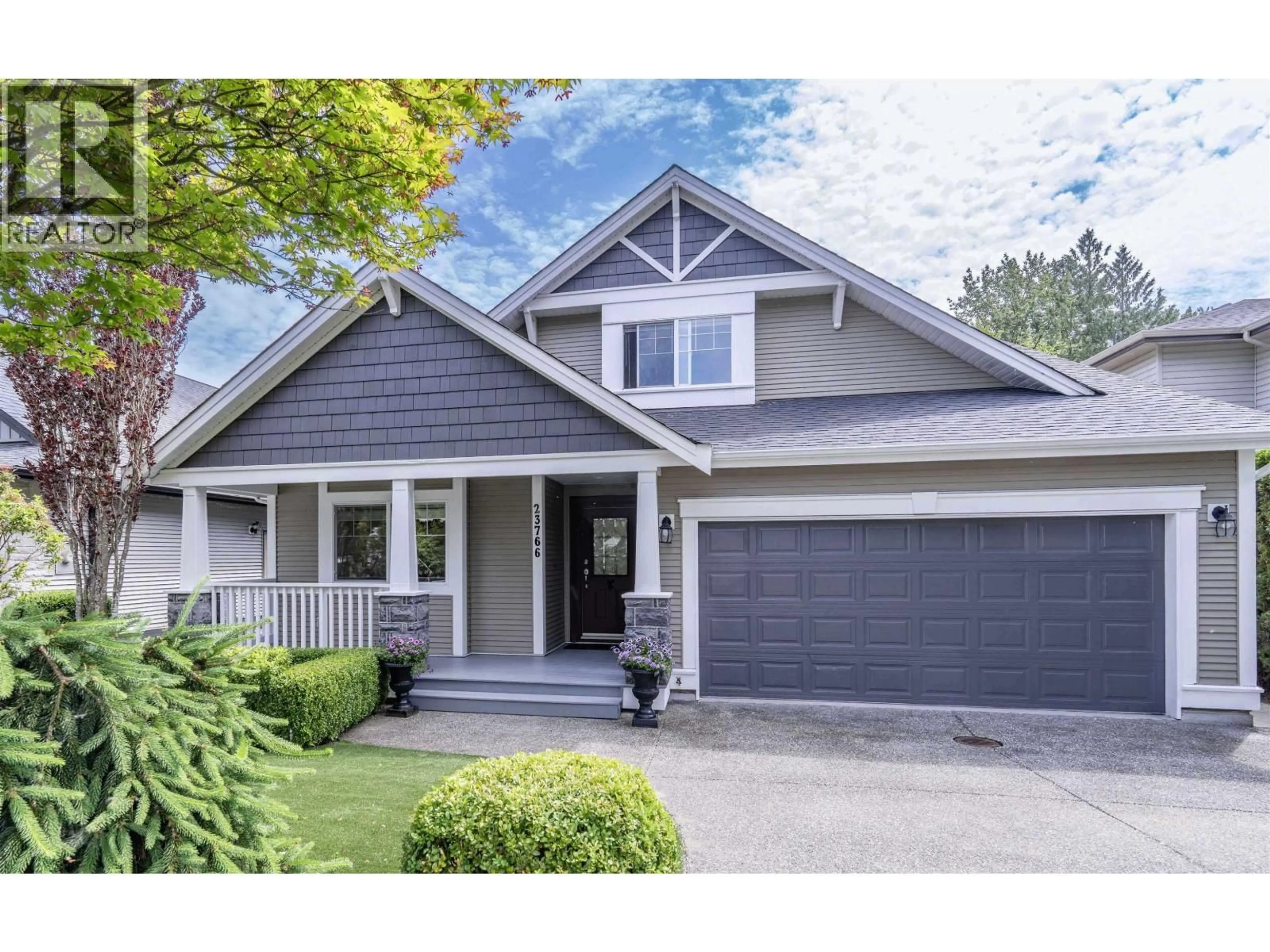 Home with vinyl exterior material, street for 23766 110 AVENUE, Maple Ridge British Columbia V2W1E7