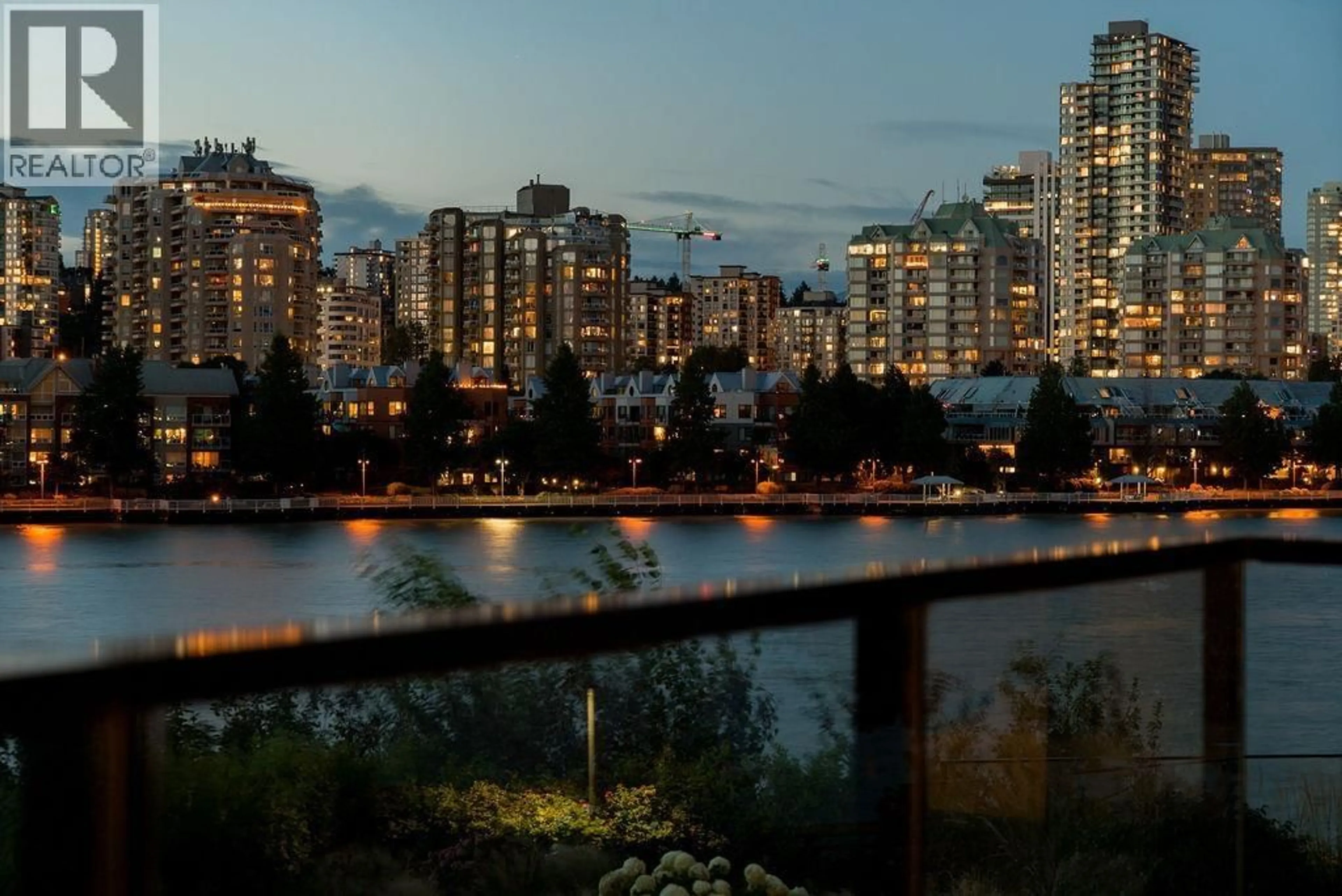 Patio, city buildings view from balcony for 305 - 210 SALTER STREET, New Westminster British Columbia V3M0J9