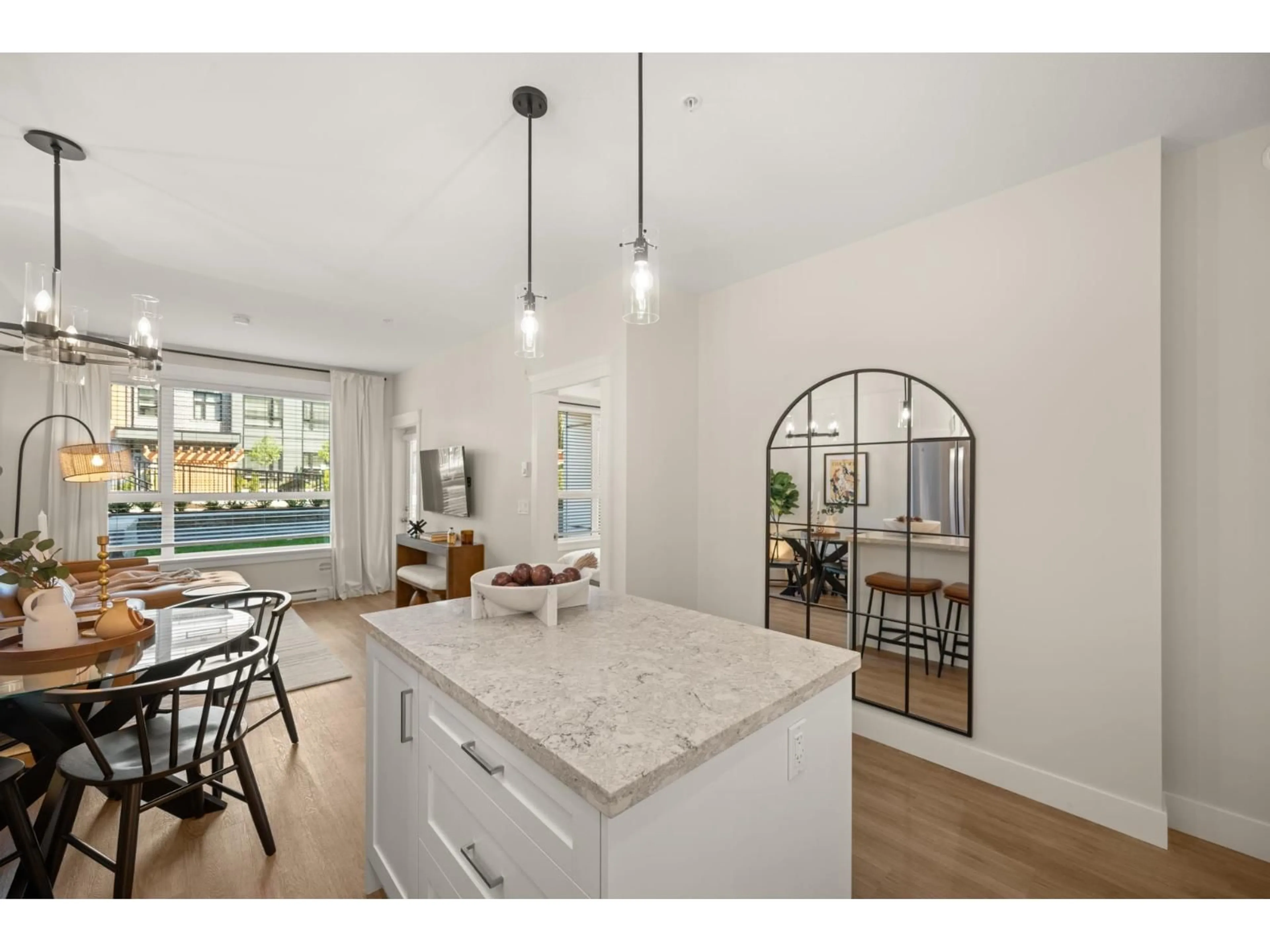Open concept kitchen, unknown for 407 - 20926 83, Langley British Columbia V2Y3Y9
