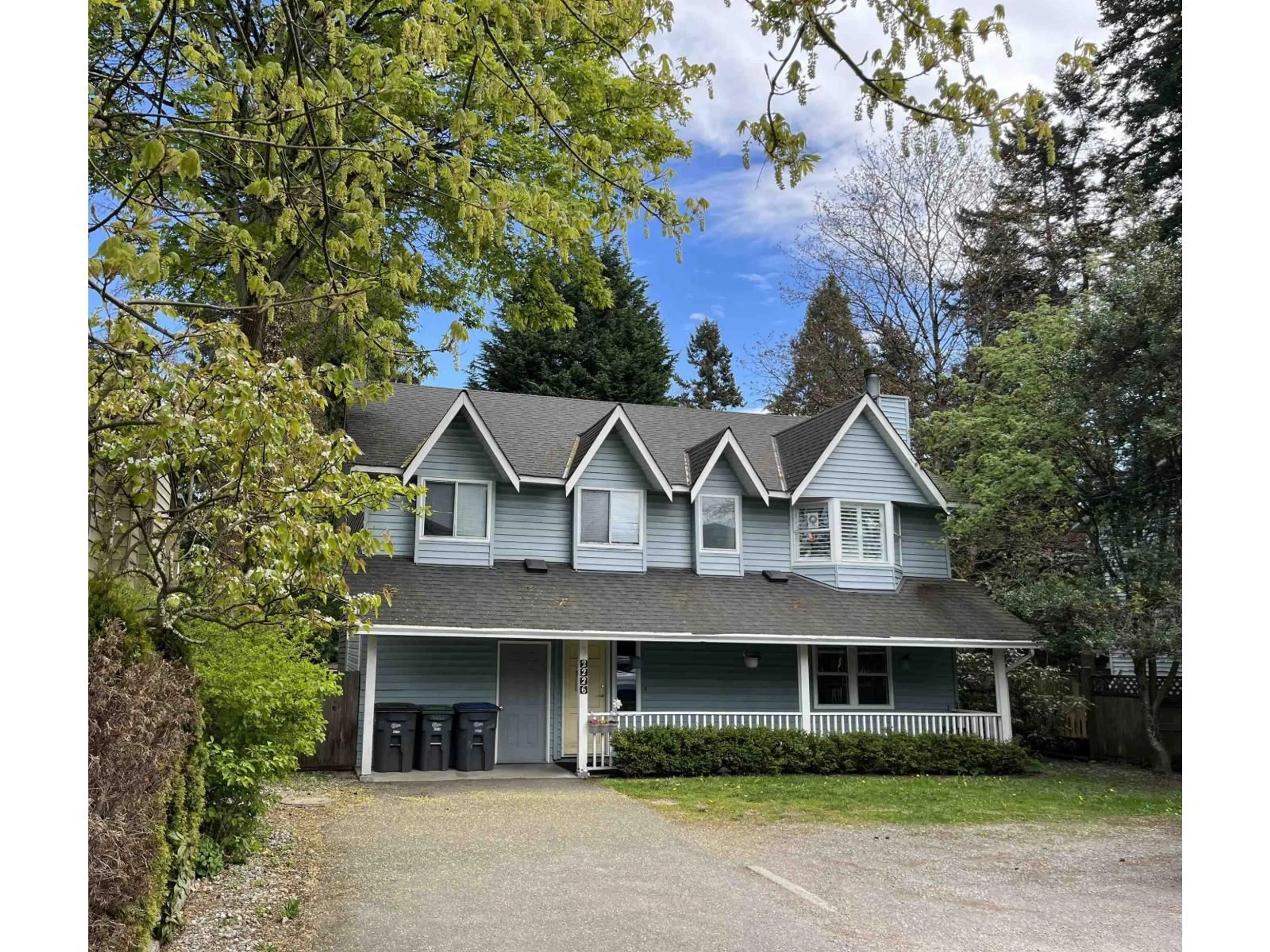 A pic from outside/outdoor area/front of a property/back of a property/a pic from drone, street for 2226 152, Surrey British Columbia V4A4N9