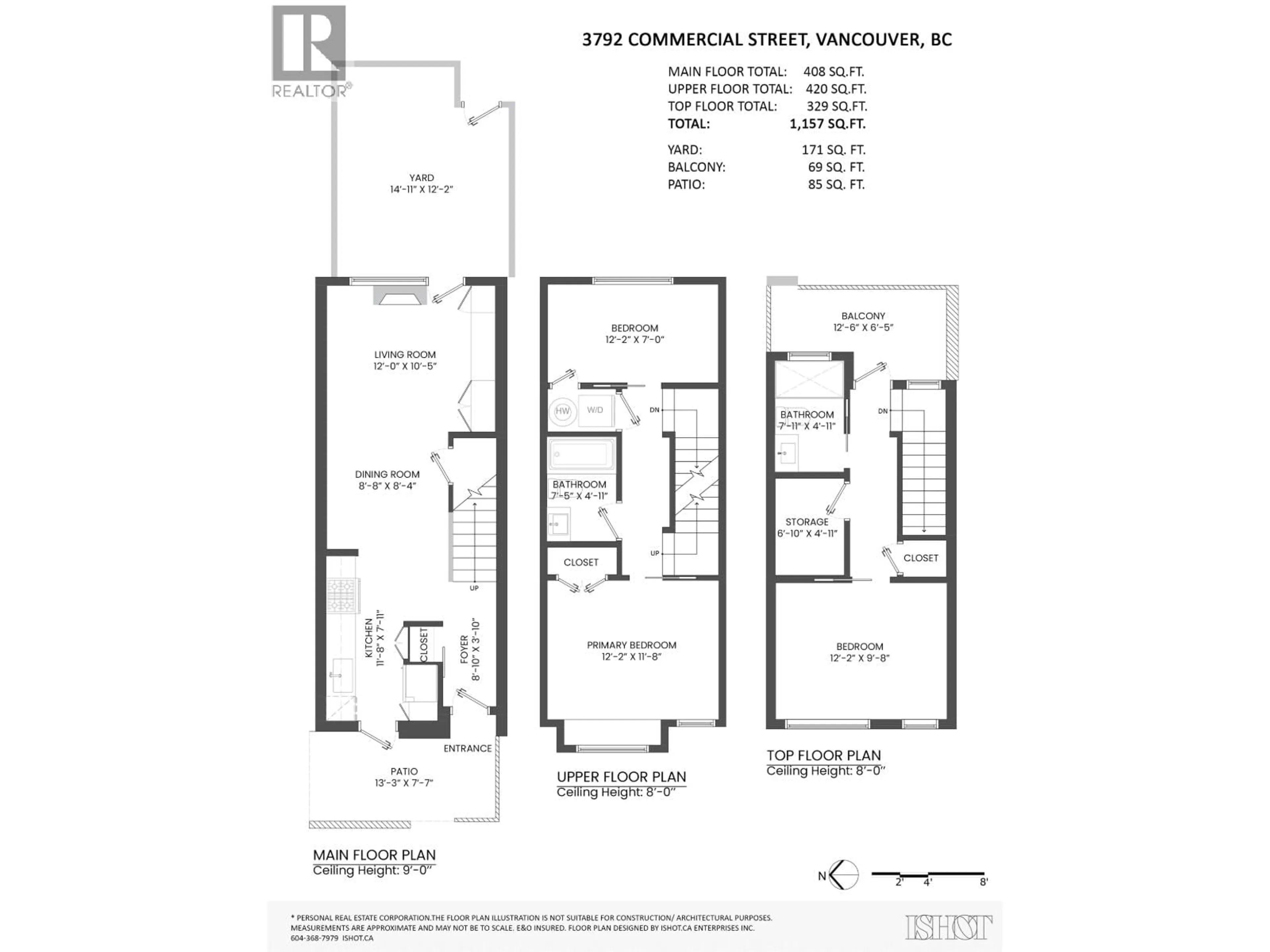 Floor plan for 3792 COMMERCIAL STREET, Vancouver British Columbia V5N4G2