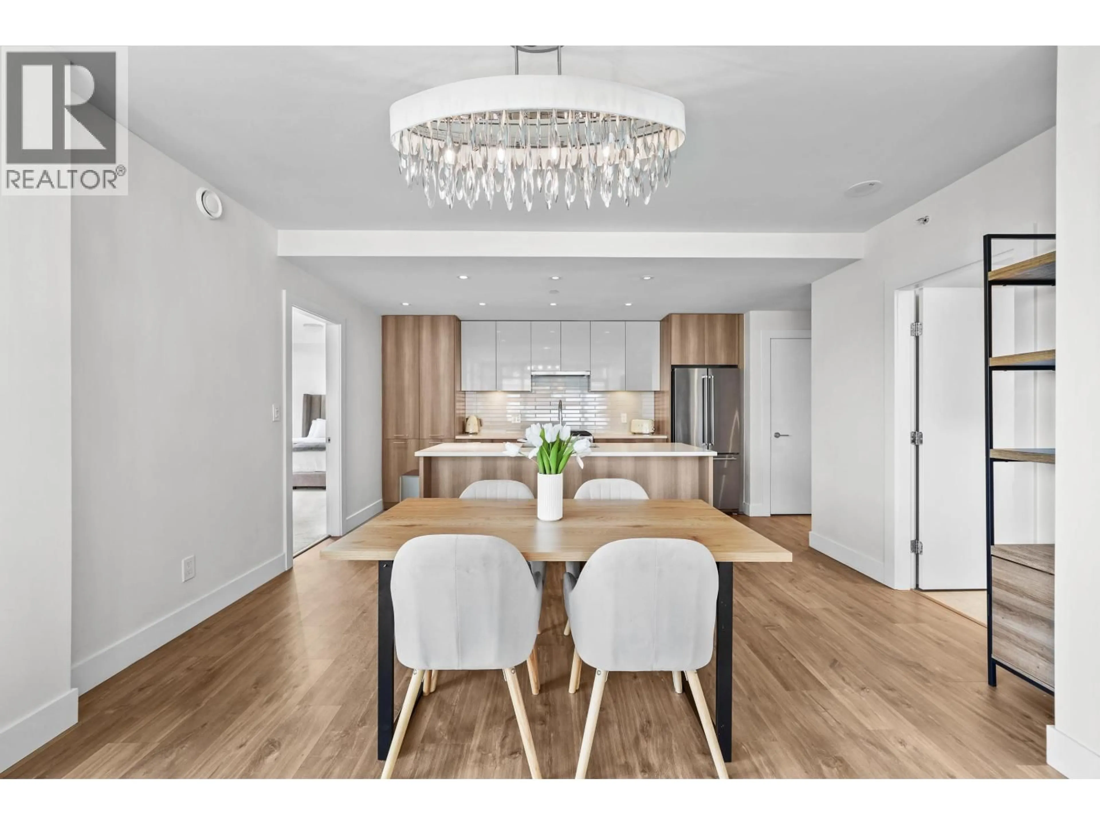 Dining room, wood/laminate floor for 209 - 258 NELSON'S COURT, New Westminster British Columbia V3L0J9