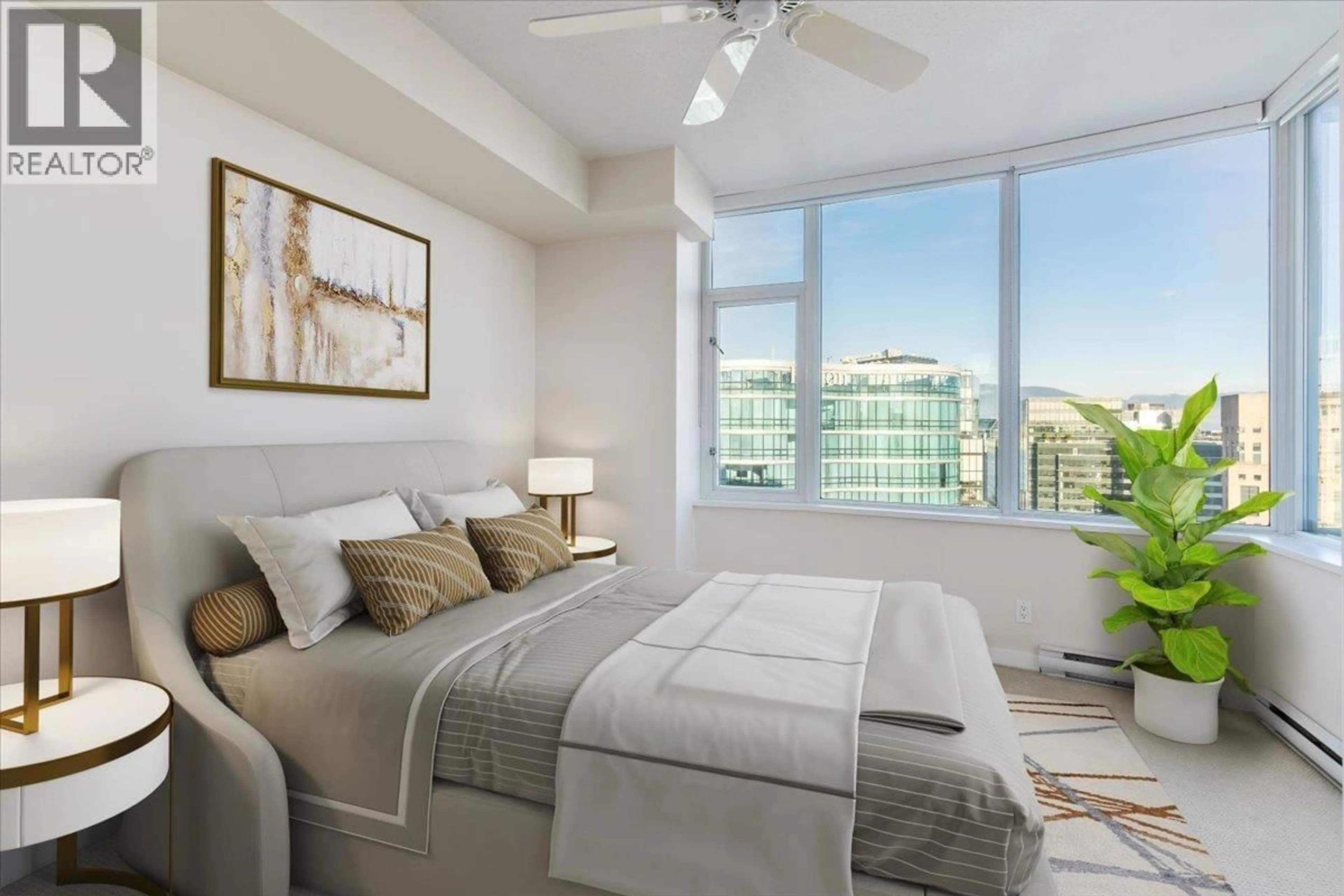Bedroom with bed, unknown for 3003 - 833 HOMER STREET, Vancouver British Columbia V6B0H4