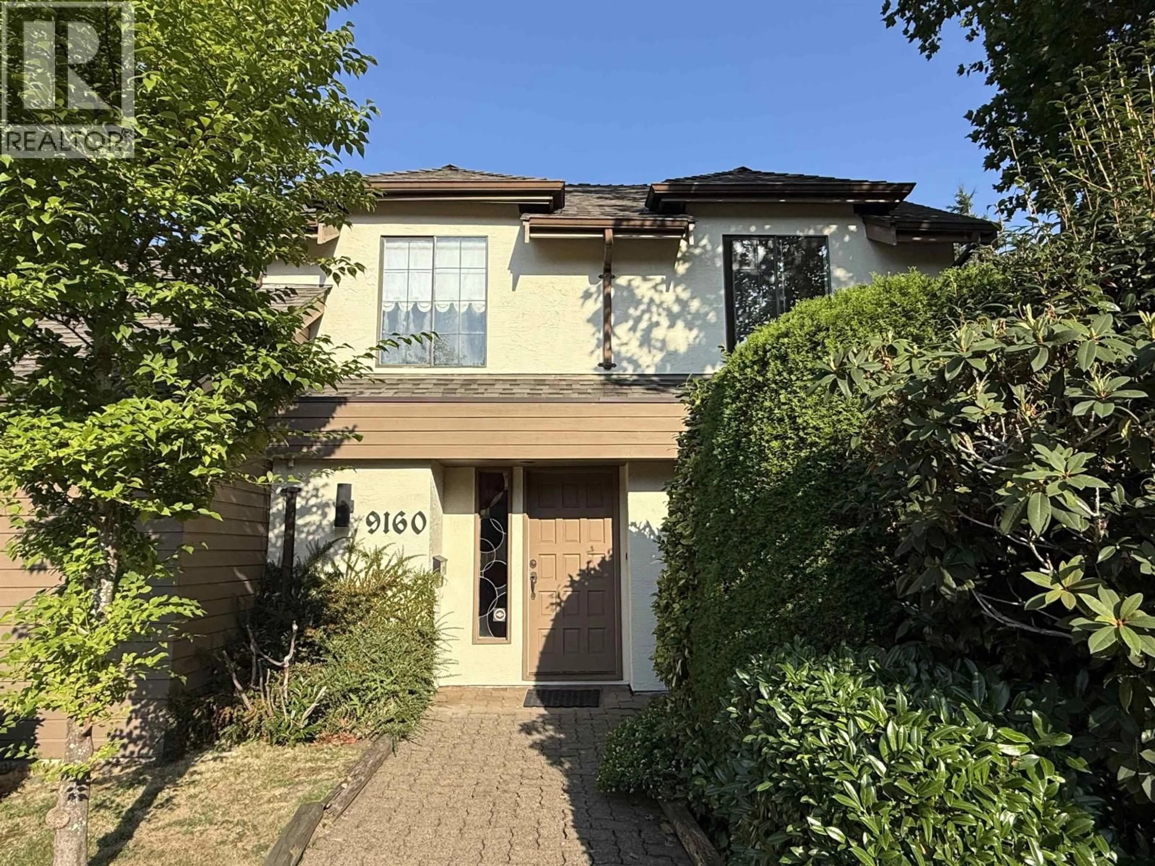 A pic from outside/outdoor area/front of a property/back of a property/a pic from drone, street for 9160 MASKALL DRIVE, Richmond British Columbia V7E5J3