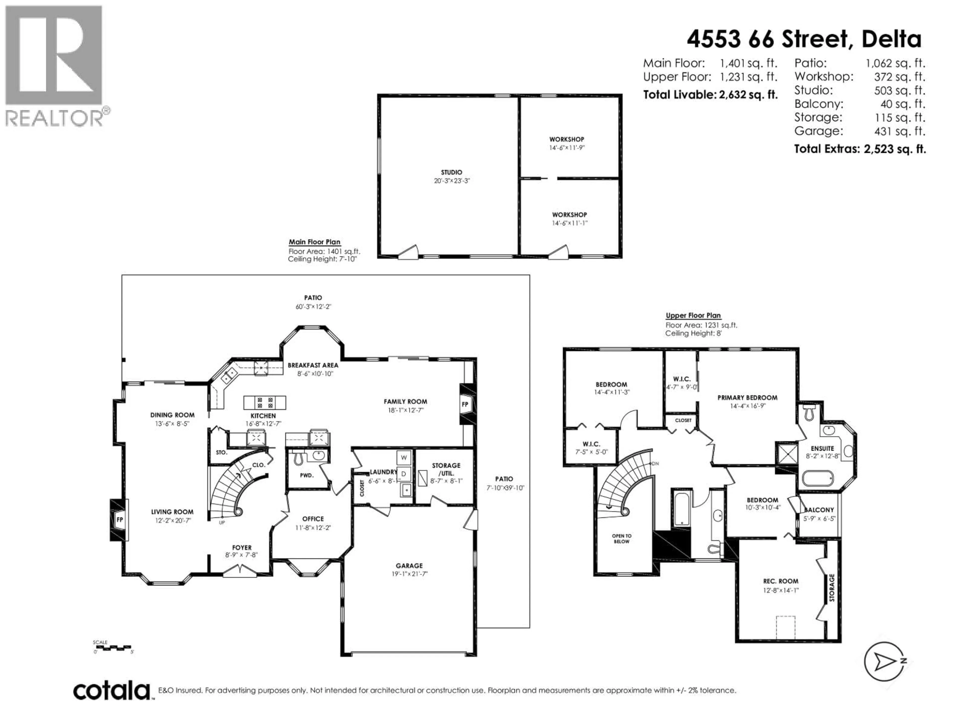 Floor plan for 4553 66 STREET, Ladner British Columbia V4K4Y8
