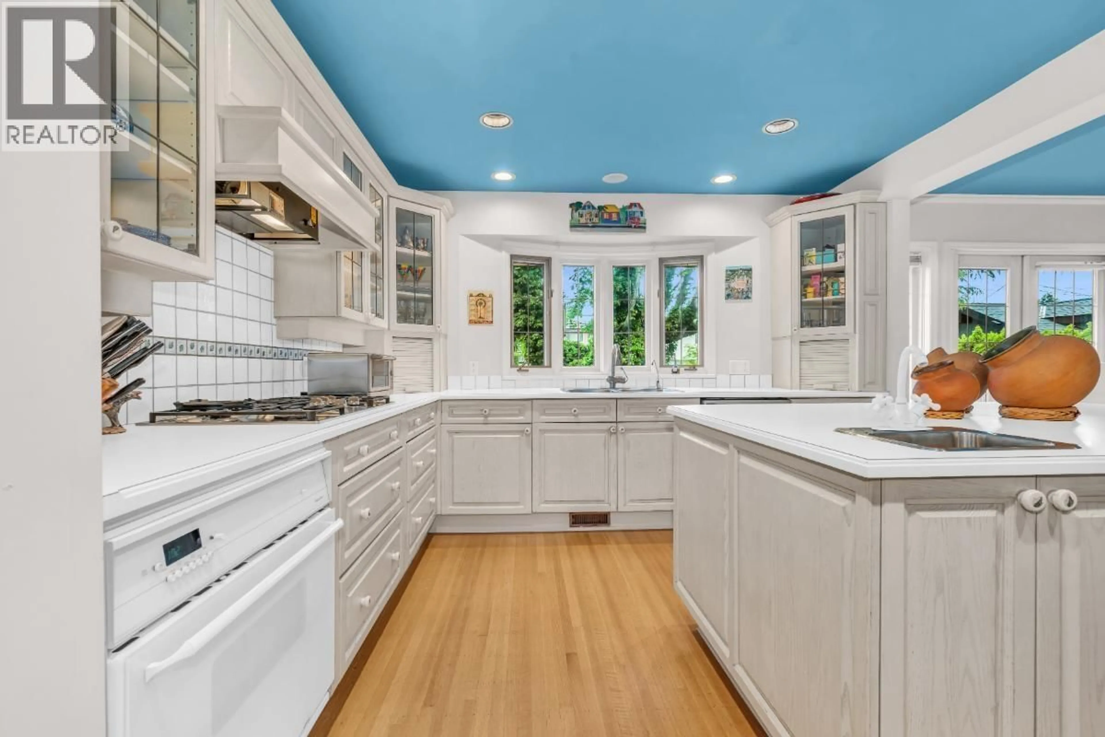 Contemporary kitchen, ceramic/tile floor for 5750 HUDSON STREET, Vancouver British Columbia V6M2Z3