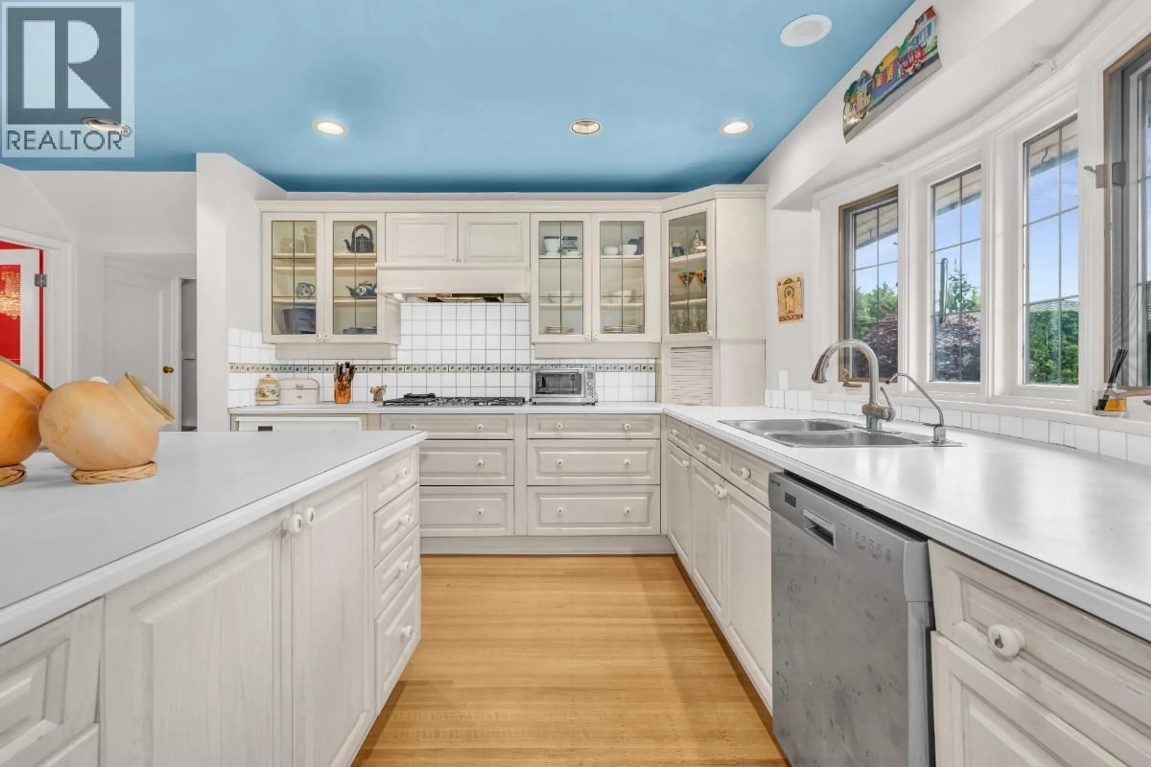 Contemporary kitchen, ceramic/tile floor for 5750 HUDSON STREET, Vancouver British Columbia V6M2Z3