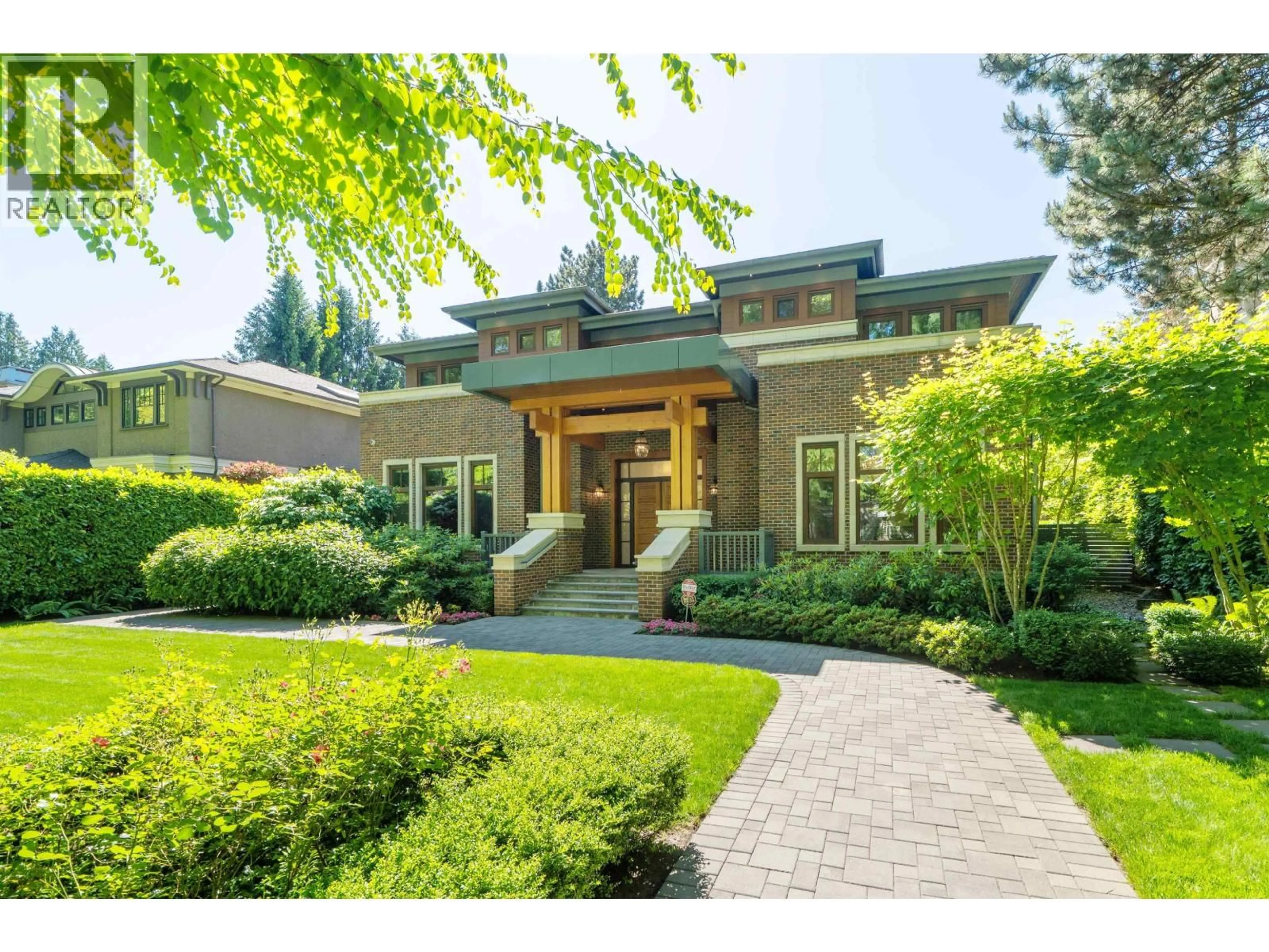 Home with brick exterior material, street for 5937 CHURCHILL STREET, Vancouver British Columbia V6M3H4