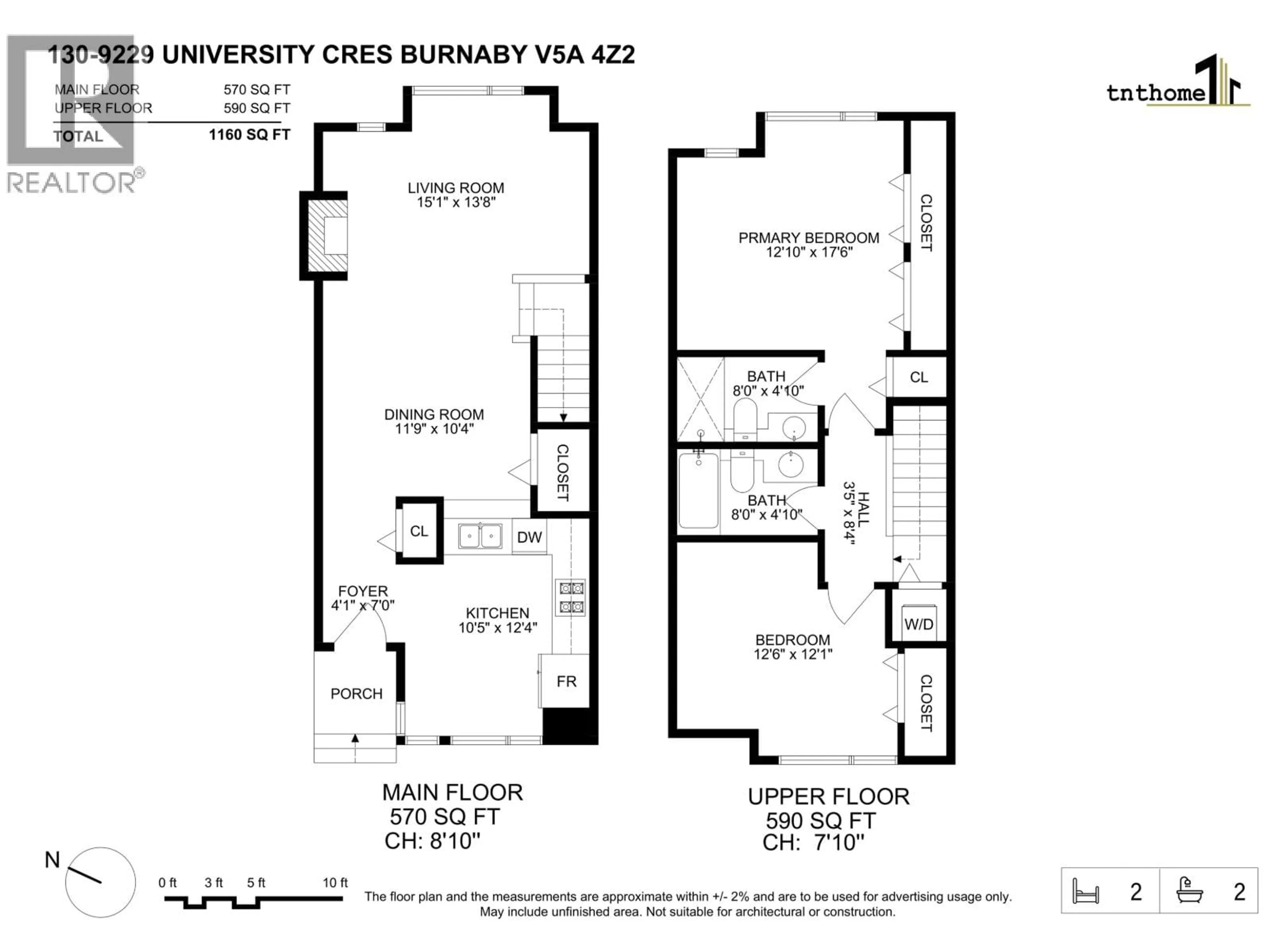 Floor plan for 130 - 9229 UNIVERSITY CRESCENT, Burnaby British Columbia V5A4Z2
