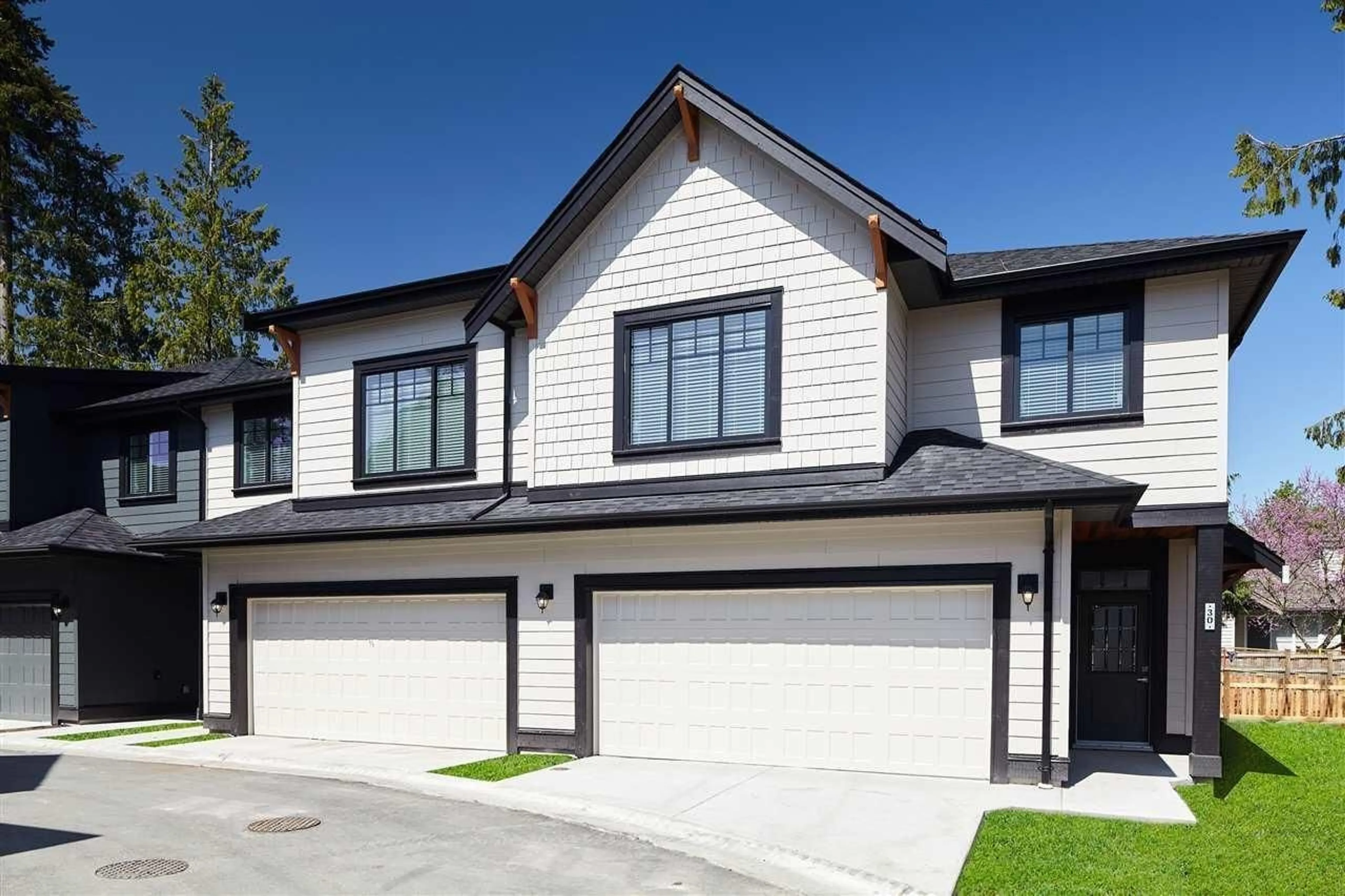 Home with vinyl exterior material, street for 3 - 8425 VENTURE, Surrey British Columbia V4N6S5