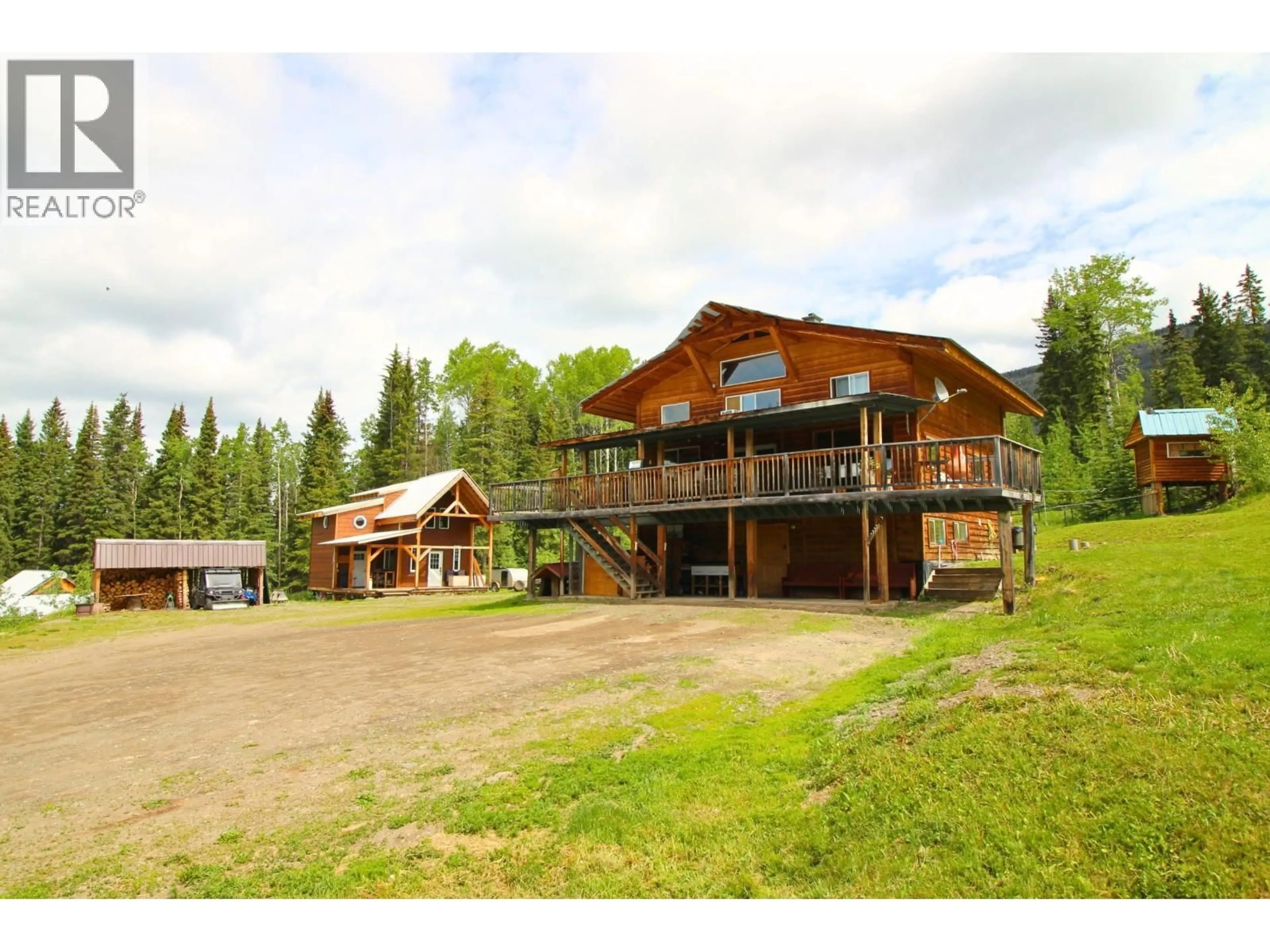 A pic from outside/outdoor area/front of a property/back of a property/a pic from drone, unknown for 16466 BAGGERMAN ROAD, Houston British Columbia V0J1Z0