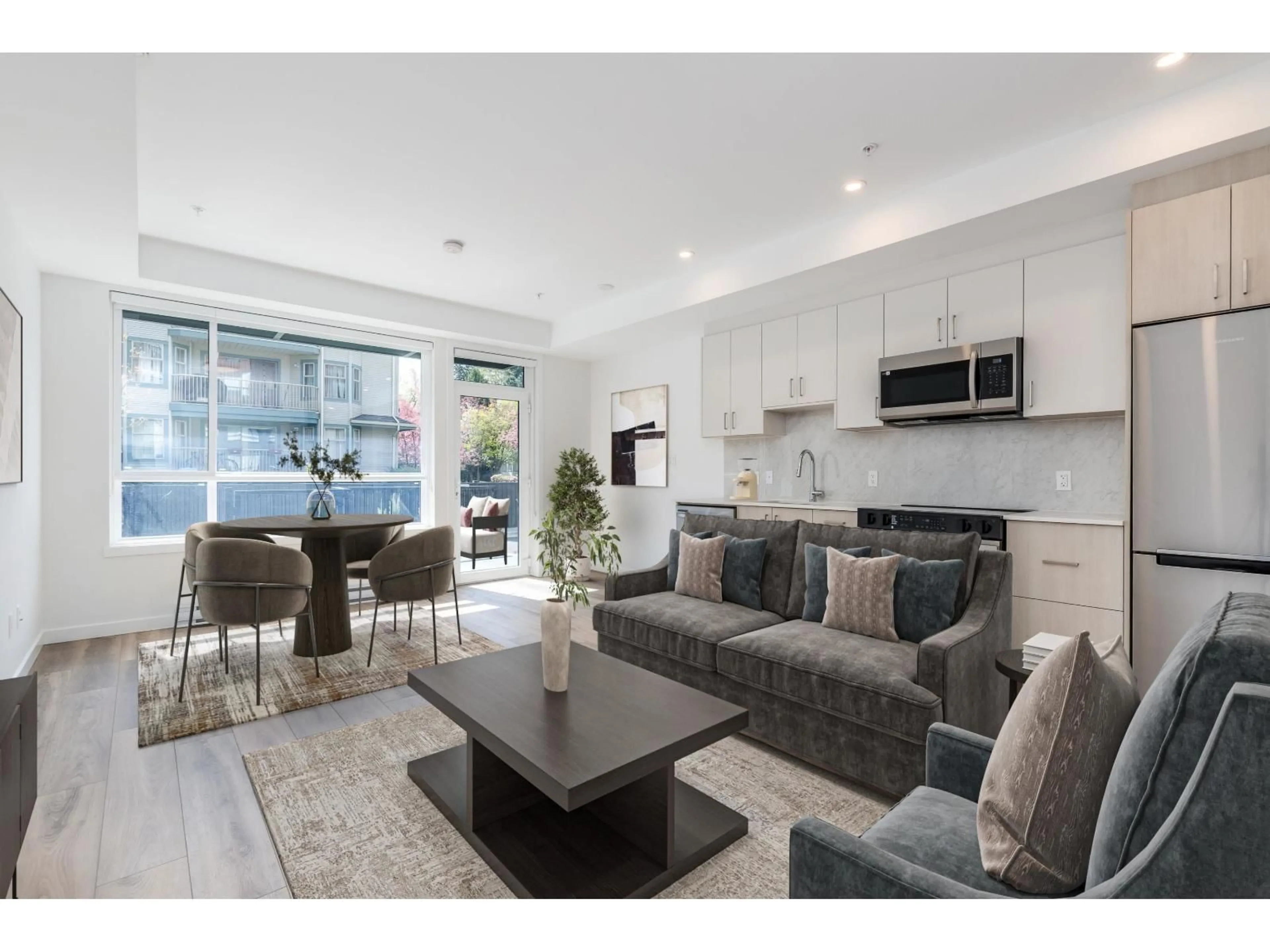 Living room with furniture, unknown for E103 - 13858 108, Surrey British Columbia V3T0T8