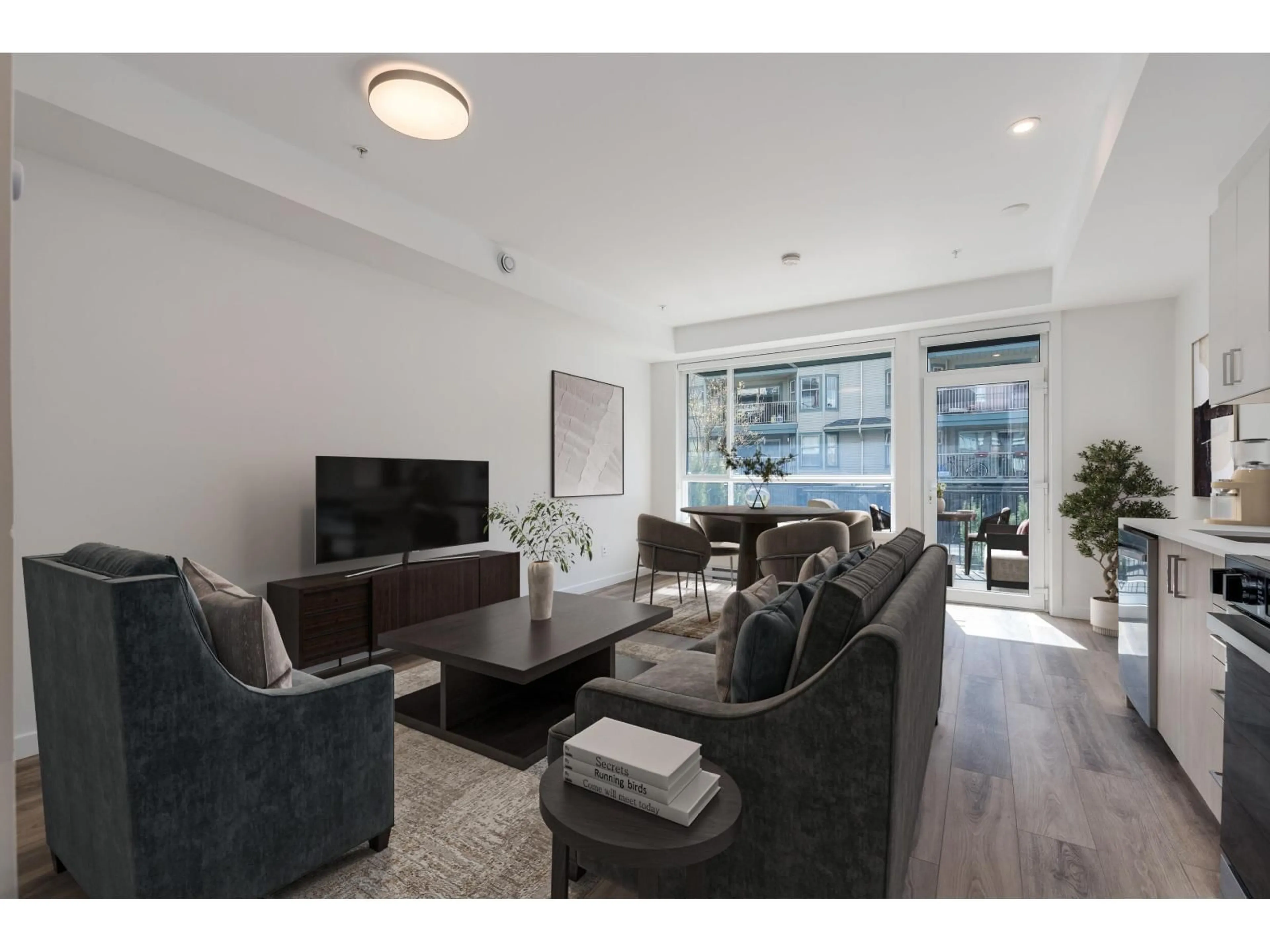 Living room with furniture, unknown for E103 - 13858 108, Surrey British Columbia V3T0T8