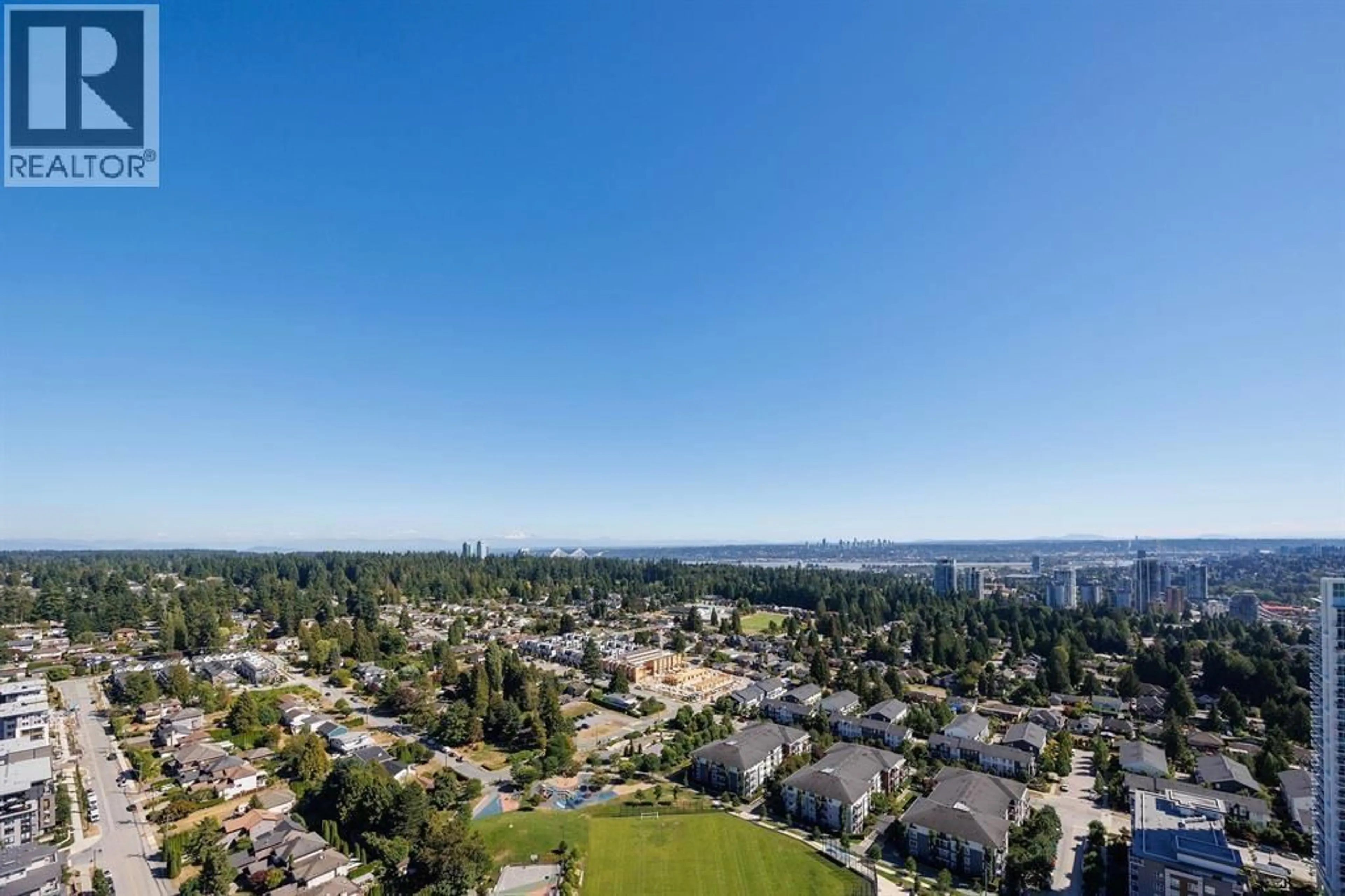 A pic from outside/outdoor area/front of a property/back of a property/a pic from drone, city buildings view from balcony for 3202 - 537 COTTONWOOD AVENUE, Coquitlam British Columbia V3J0S4