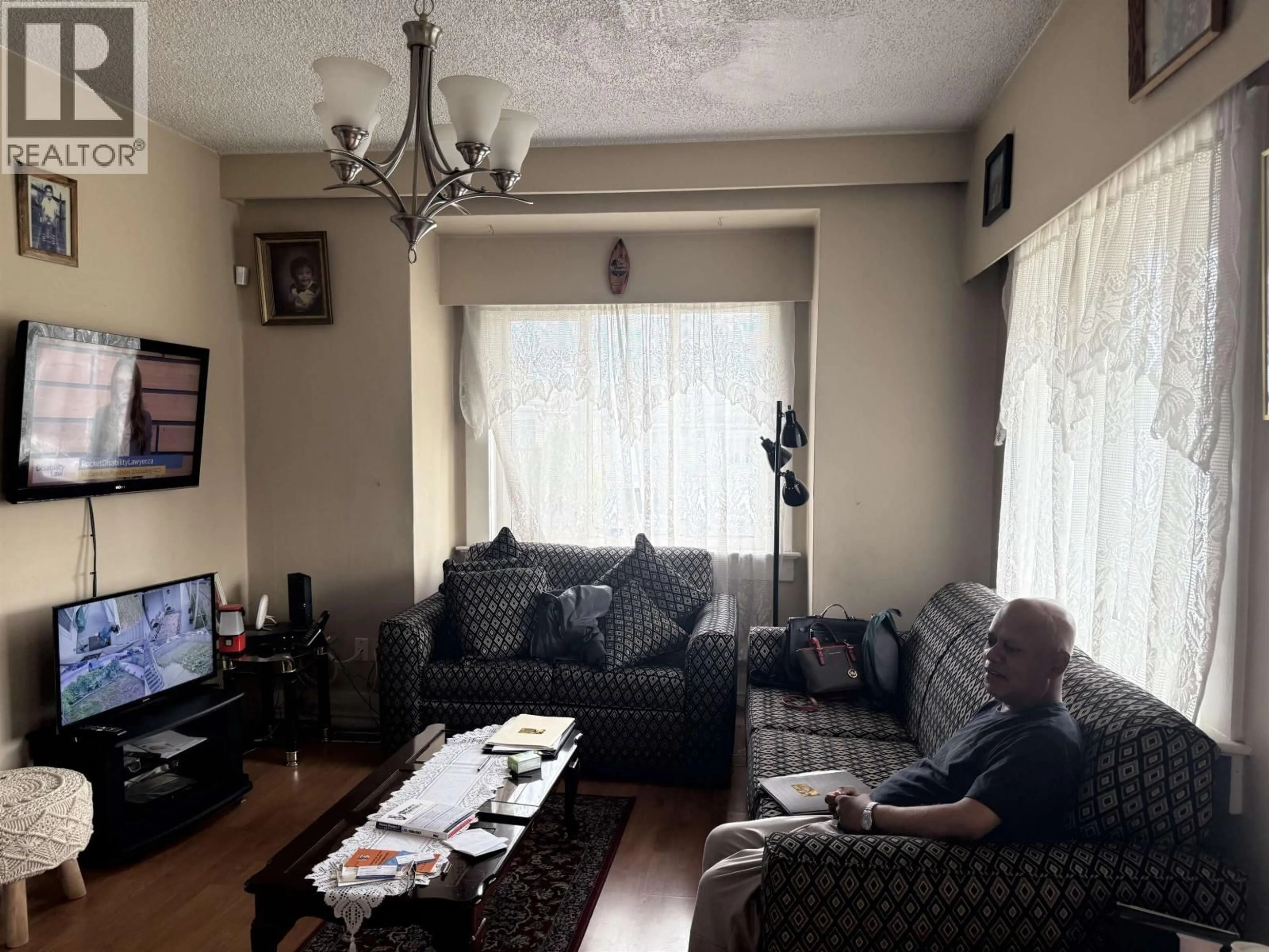 Living room with furniture, floor is not visible for 8125 ST. GEORGE STREET, Vancouver British Columbia V5X3S4