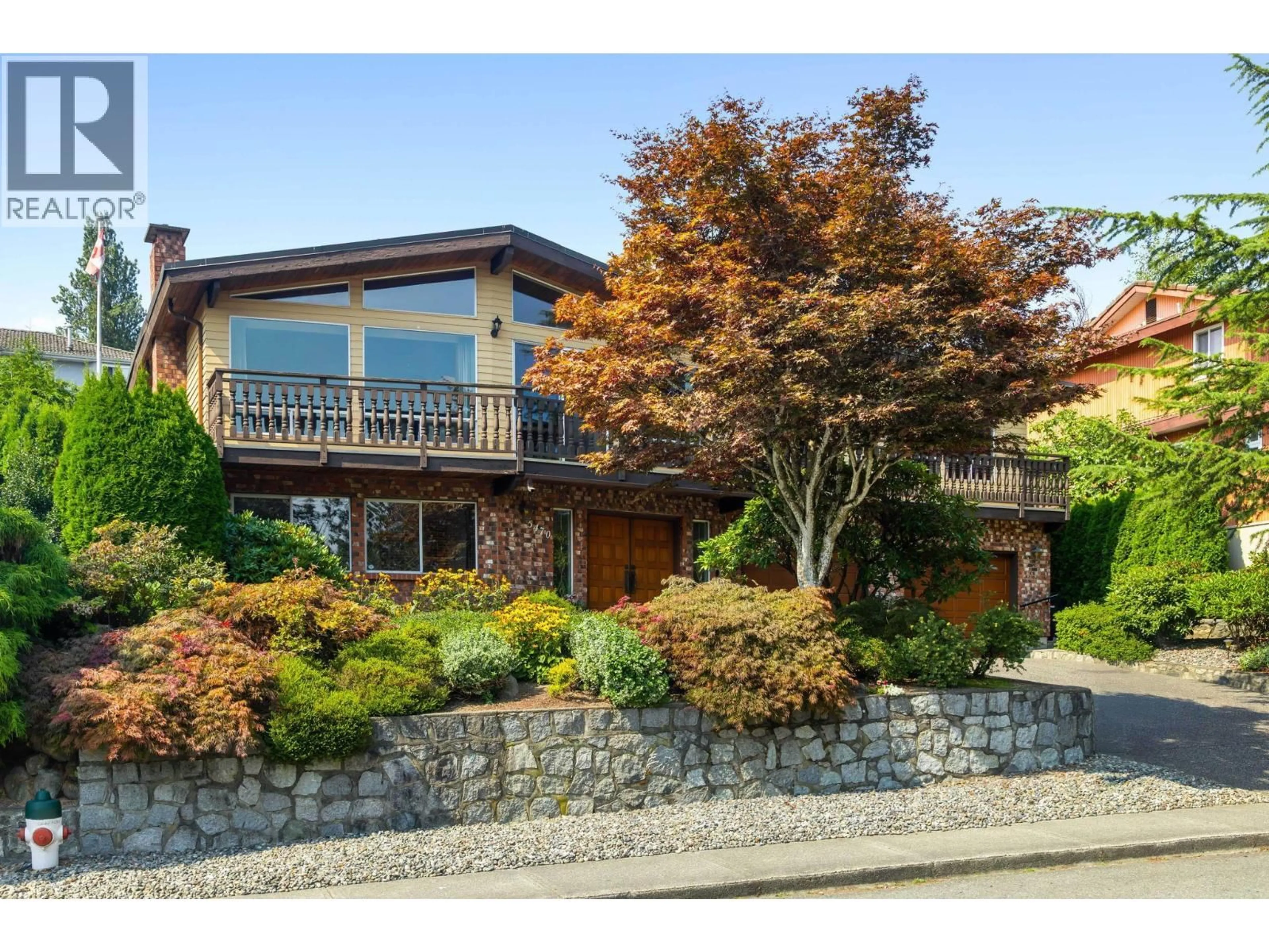 Home with brick exterior material, street for 5470 BRAELAWN DRIVE, Burnaby British Columbia V5B4R7