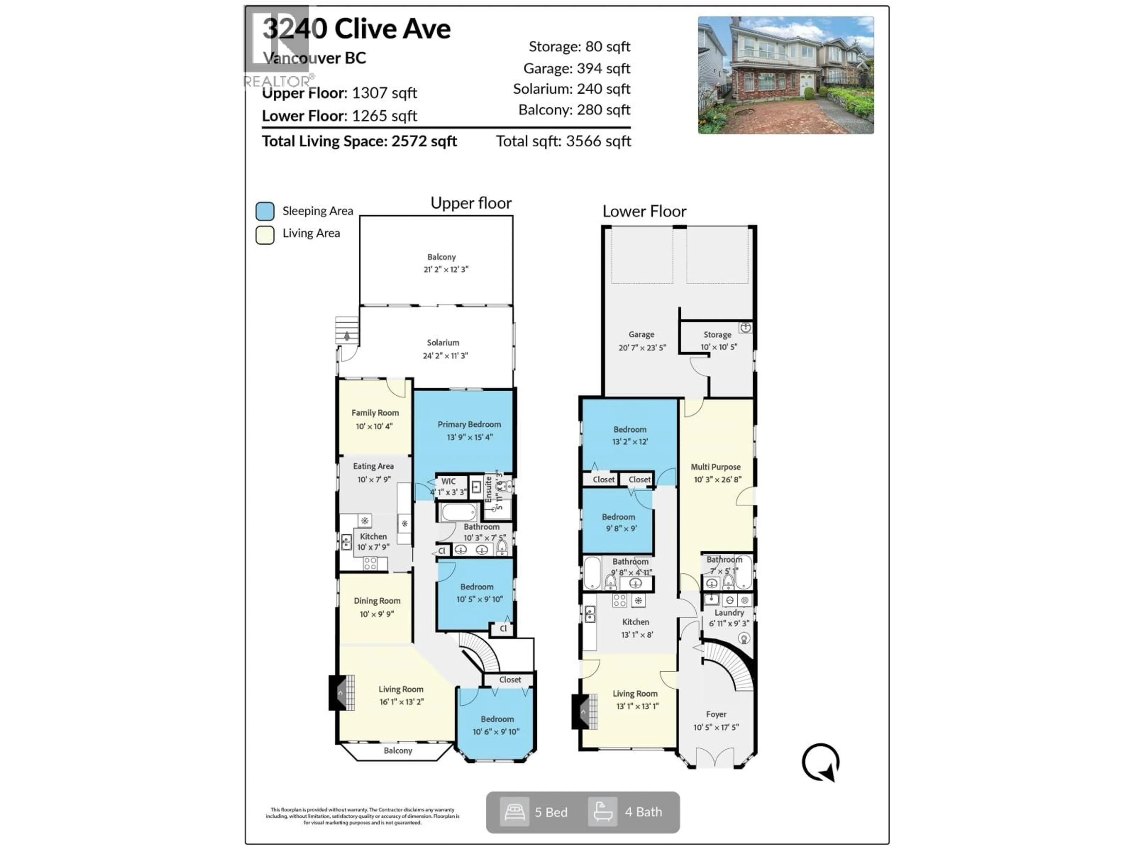 Floor plan for 3240 CLIVE AVENUE, Vancouver British Columbia V5R4V2