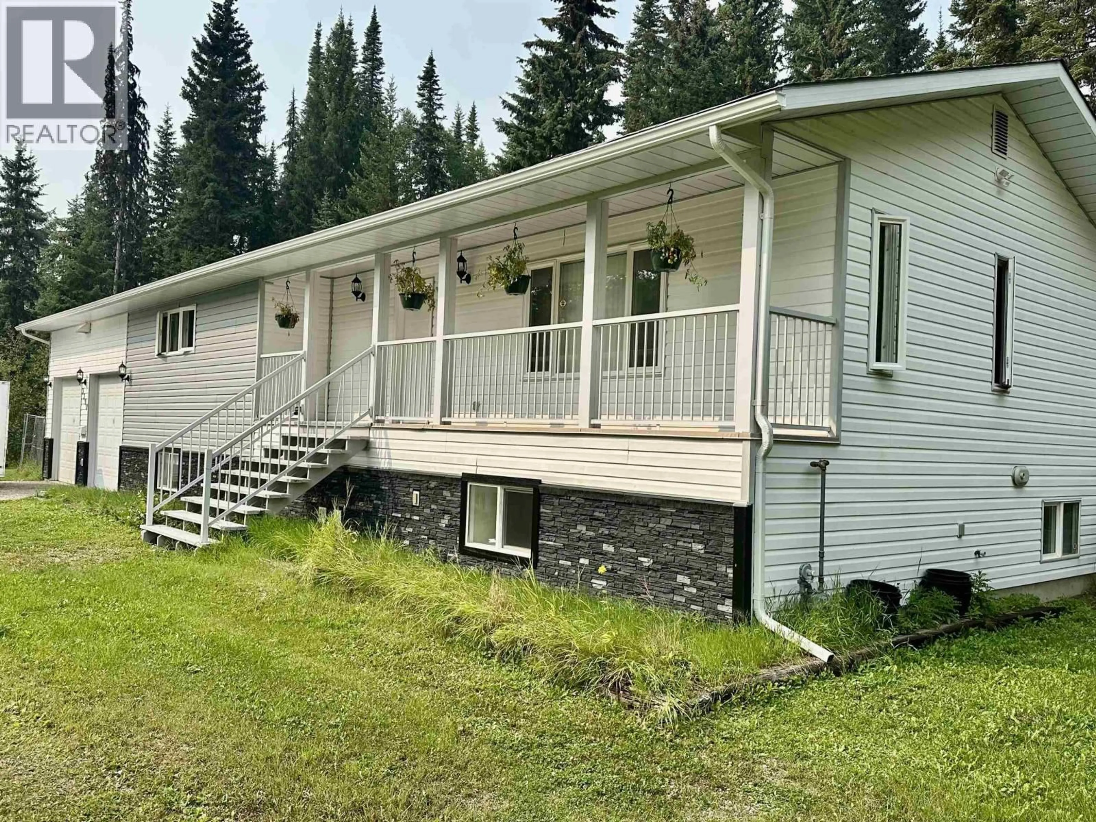 A pic from outside/outdoor area/front of a property/back of a property/a pic from drone, mountain view for 3390 EMILE CRESCENT, Prince George British Columbia V2K5Y7