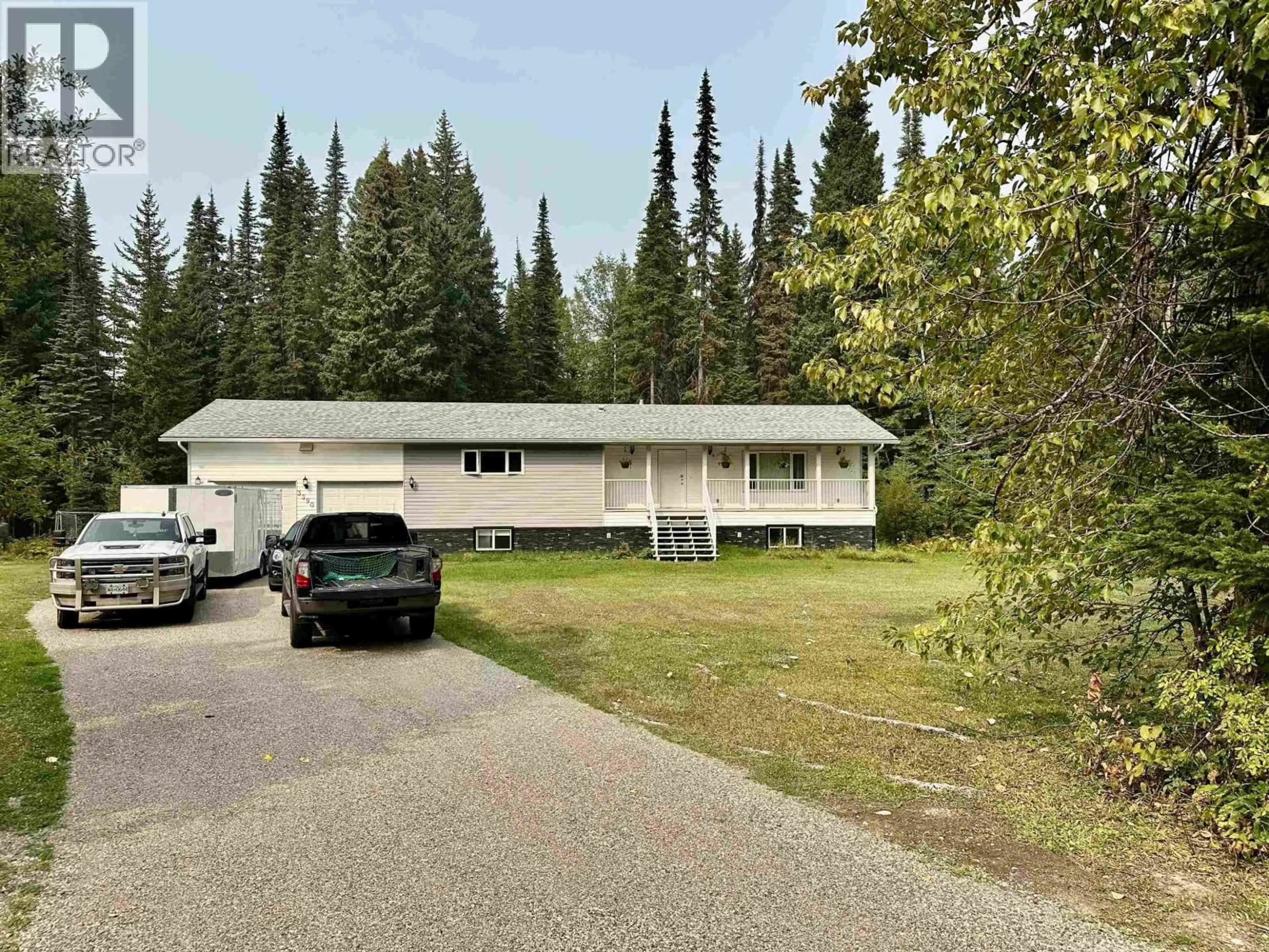 A pic from outside/outdoor area/front of a property/back of a property/a pic from drone, unknown for 3390 EMILE CRESCENT, Prince George British Columbia V2K5Y7