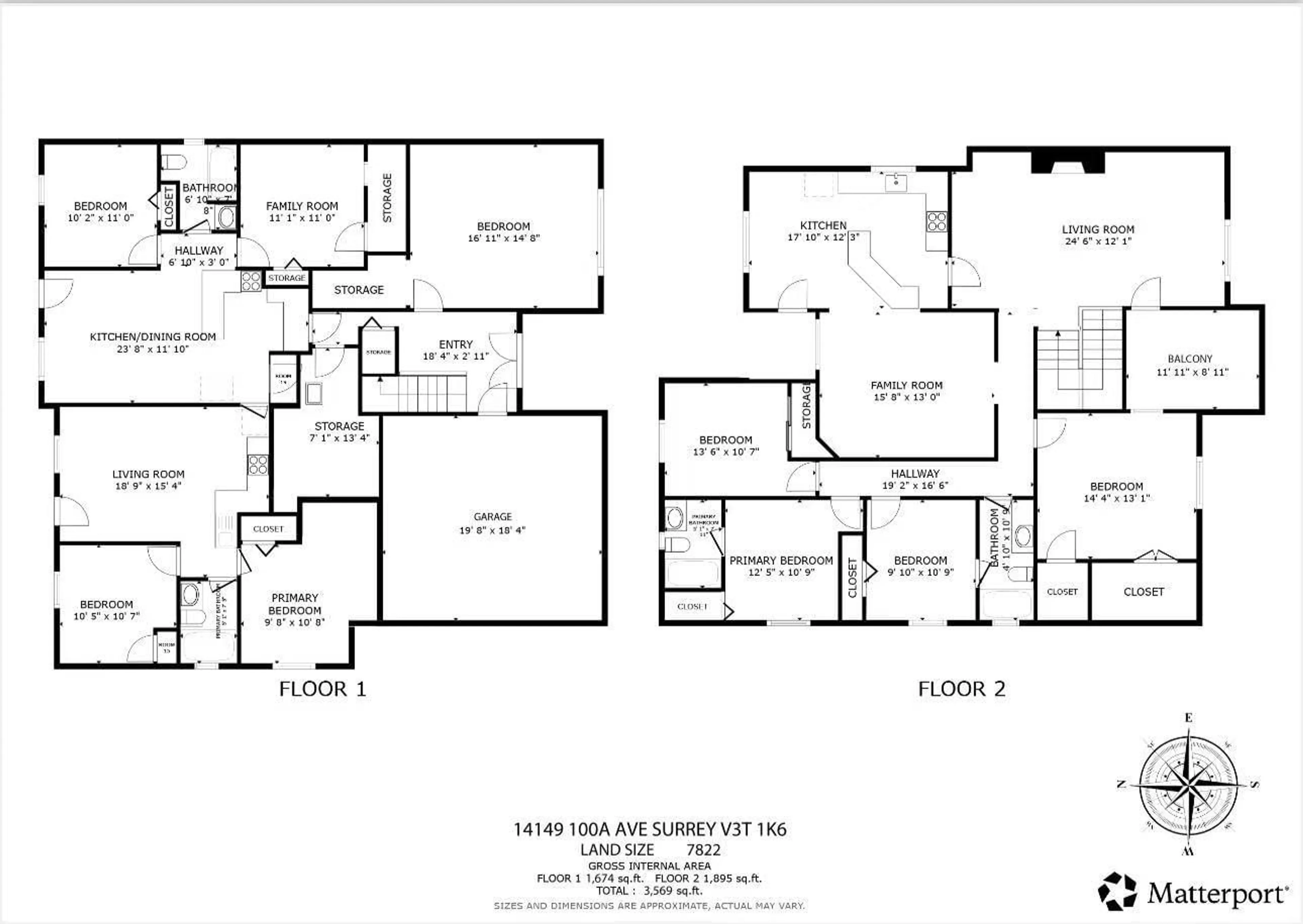 Floor plan for 14149 100A, Surrey British Columbia V3T1K6