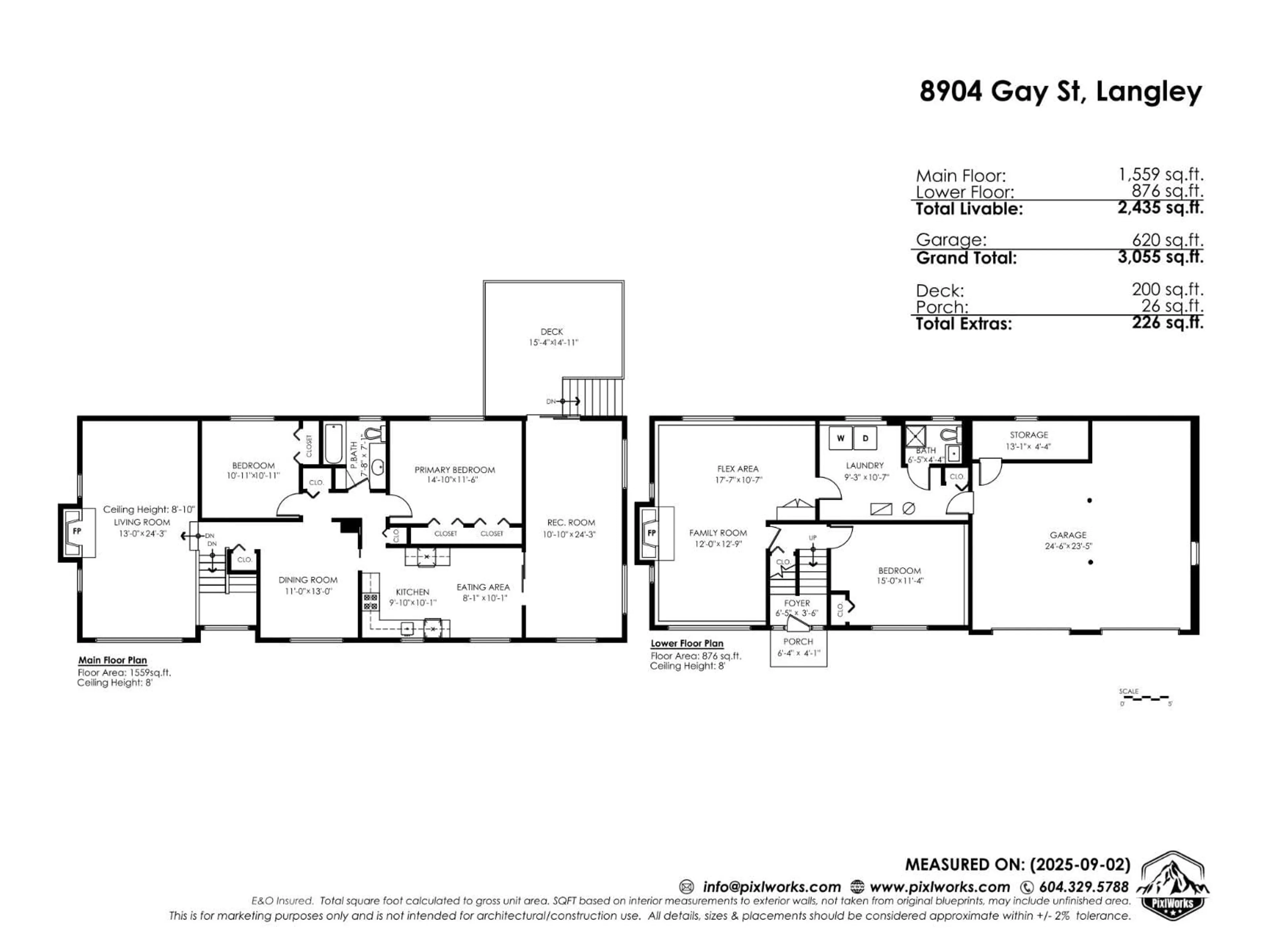 Floor plan for 8904 GAY, Langley British Columbia V1M2S4