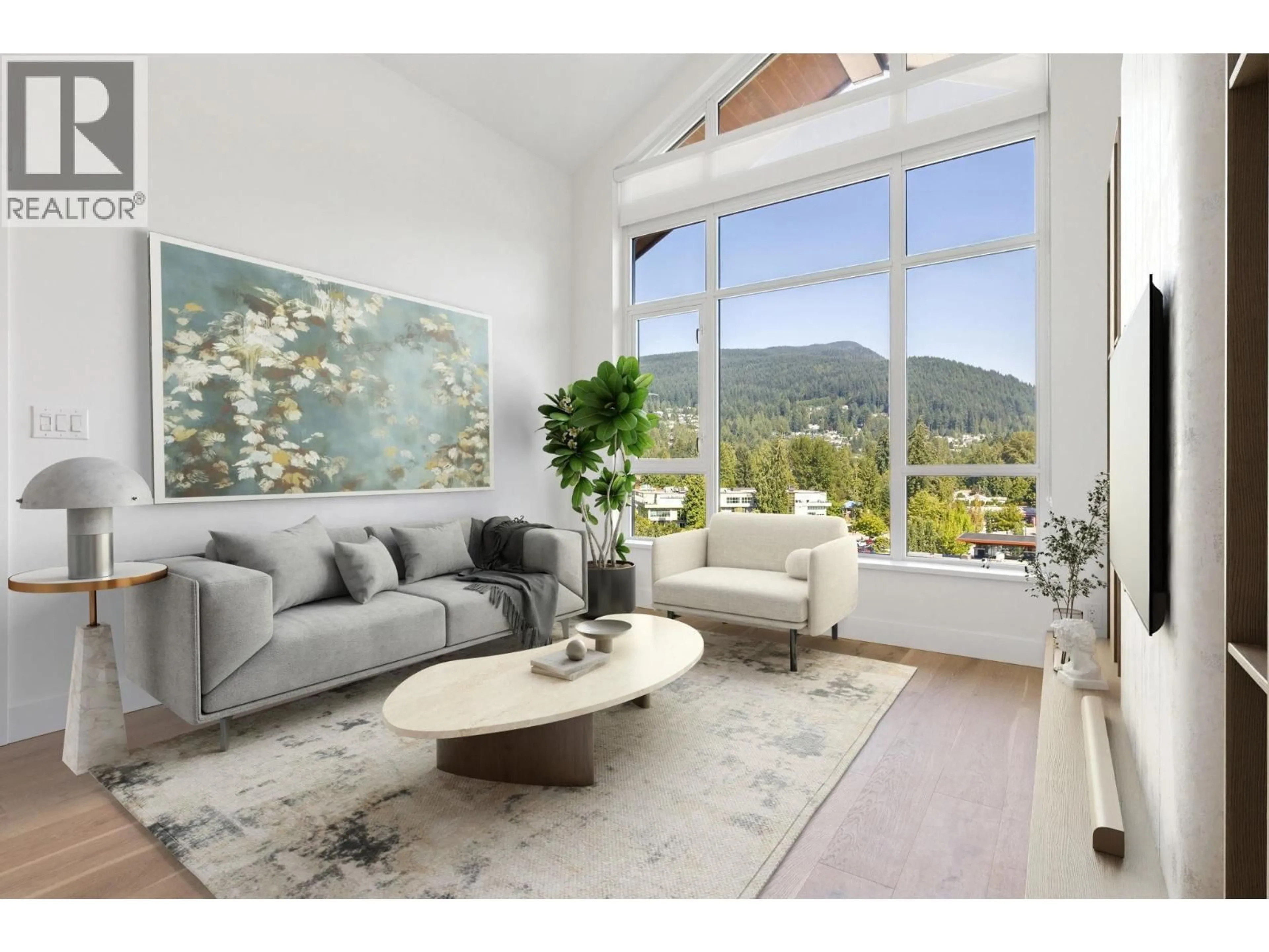 Living room with furniture, unknown for 609 - 2780 VALLEY CENTRE AVENUE, North Vancouver British Columbia V7J0C4