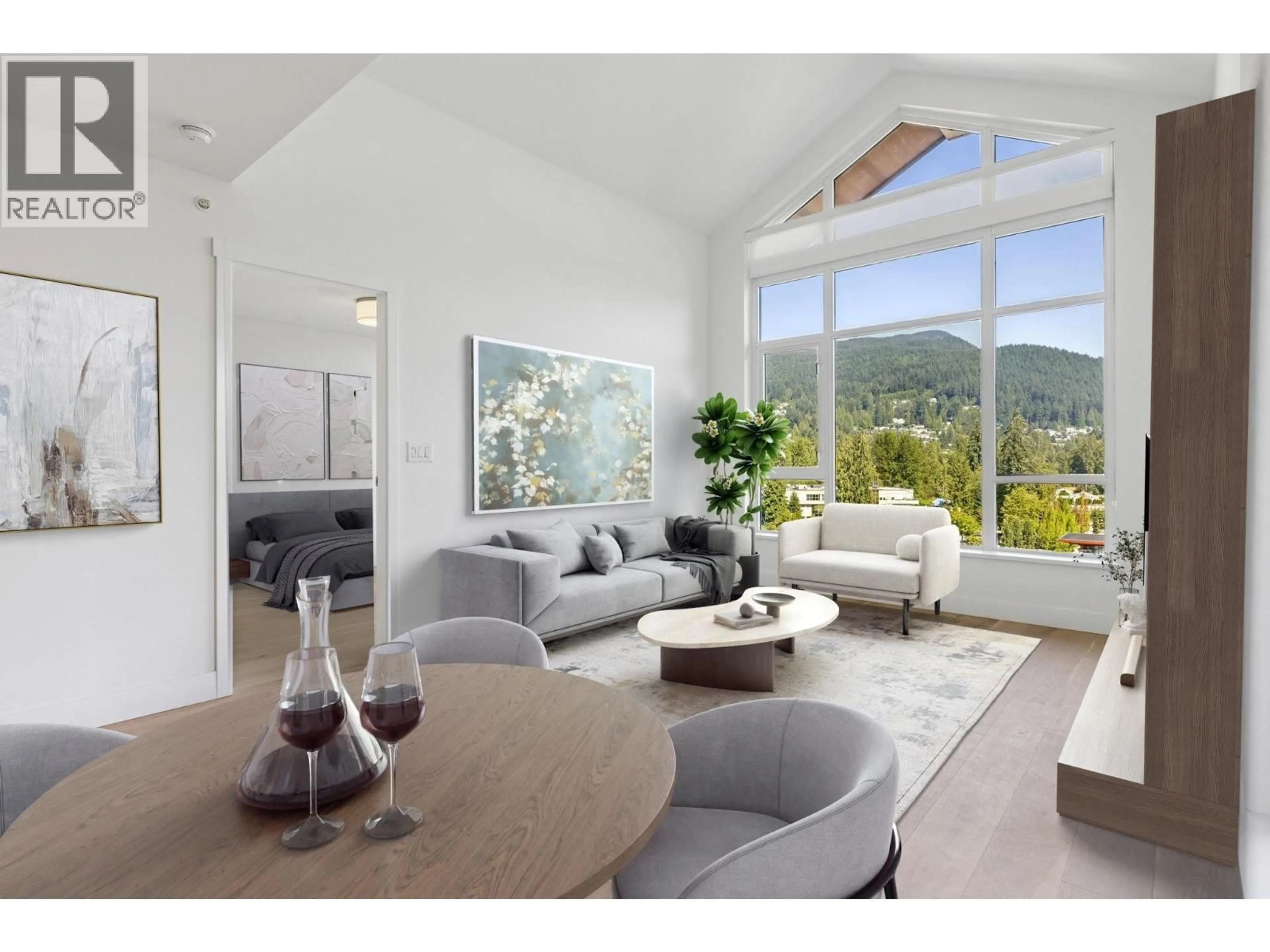 Living room with furniture, unknown for 609 - 2780 VALLEY CENTRE AVENUE, North Vancouver British Columbia V7J0C4