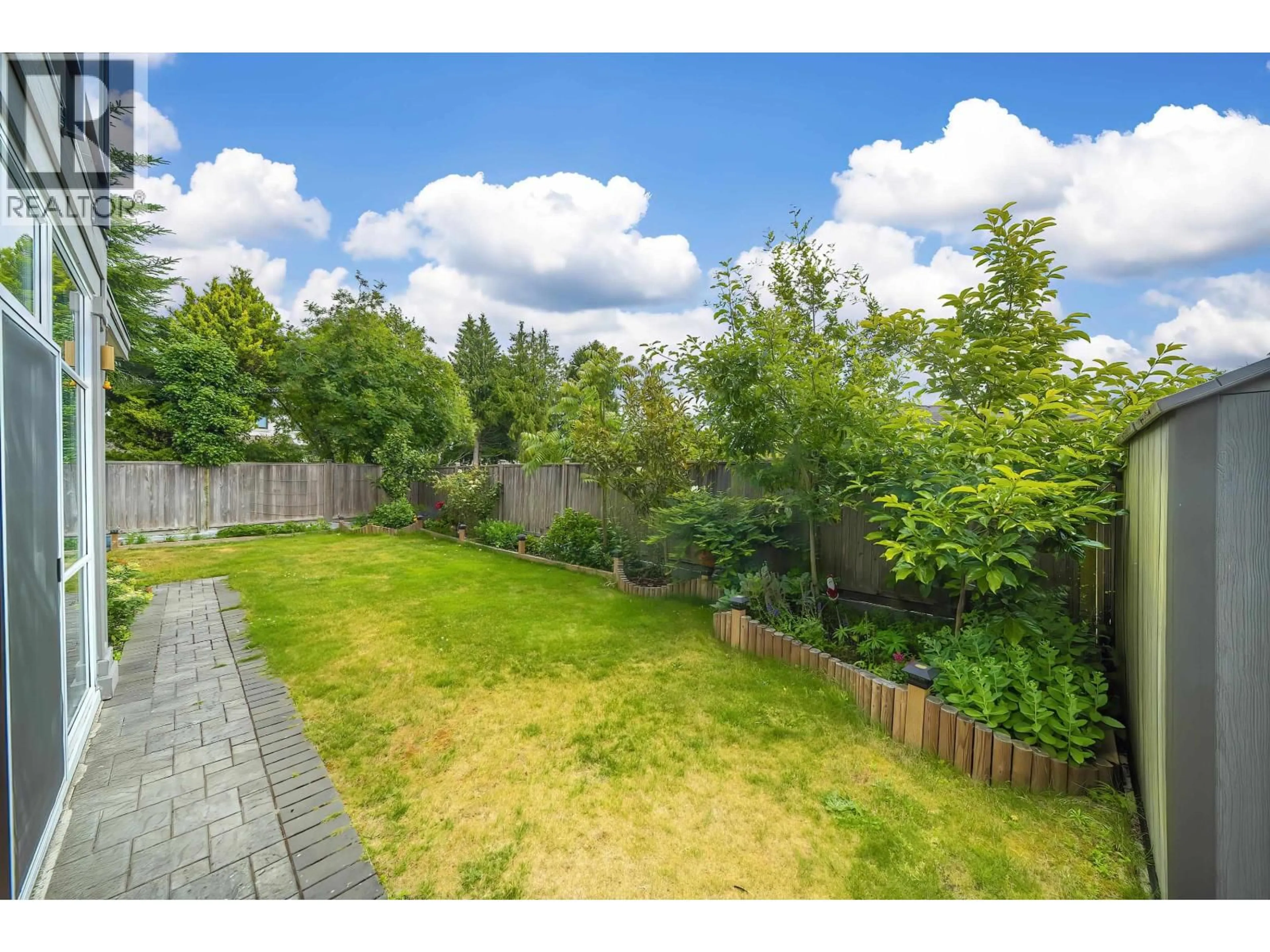 A pic from outside/outdoor area/front of a property/back of a property/a pic from drone, forest/trees view for 6180 KALAMALKA CRESCENT, Richmond British Columbia V7C2R5