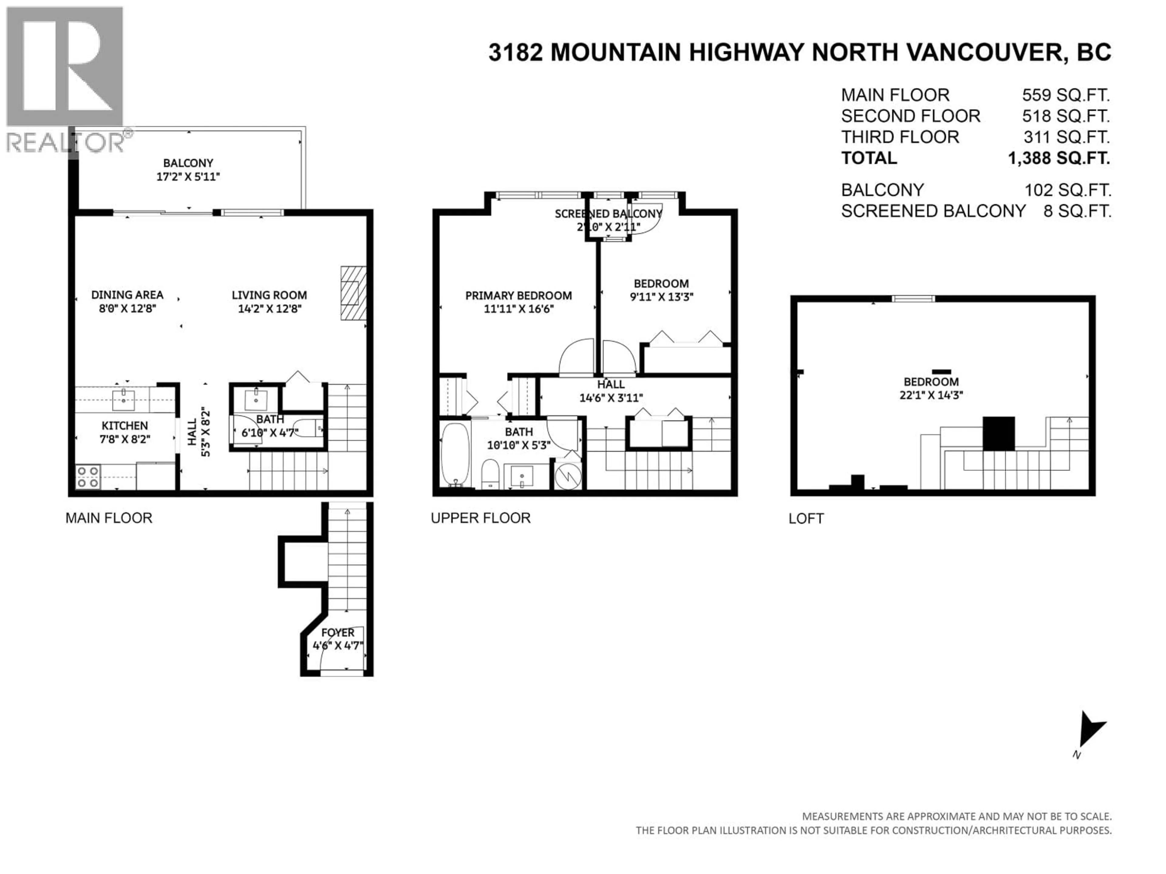 Floor plan for 3182 MOUNTAIN HIGHWAY, North Vancouver British Columbia V7K2H5