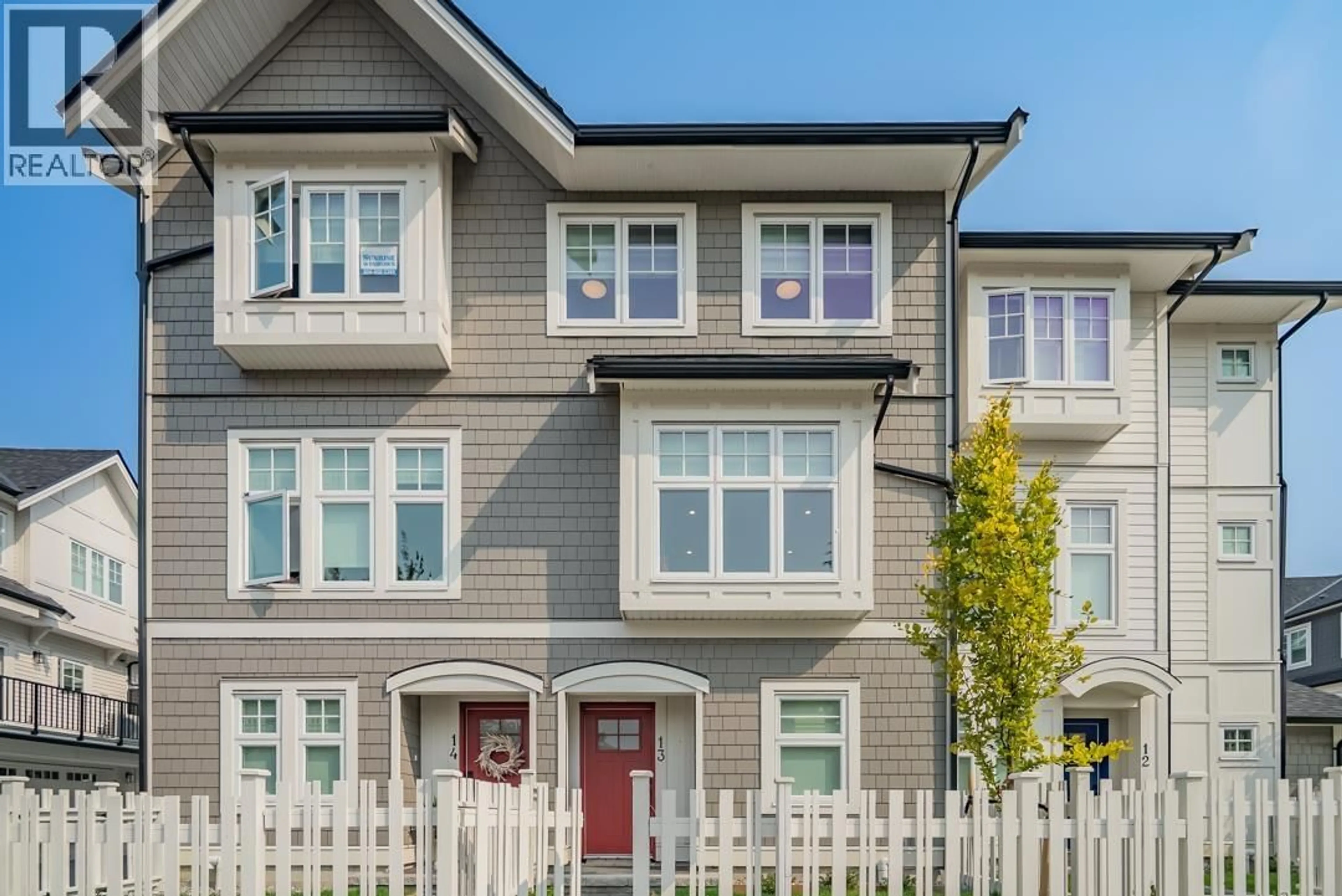 Home with vinyl exterior material, street for 13 - 22811 MCLEAN AVENUE, Richmond British Columbia V6V0B8