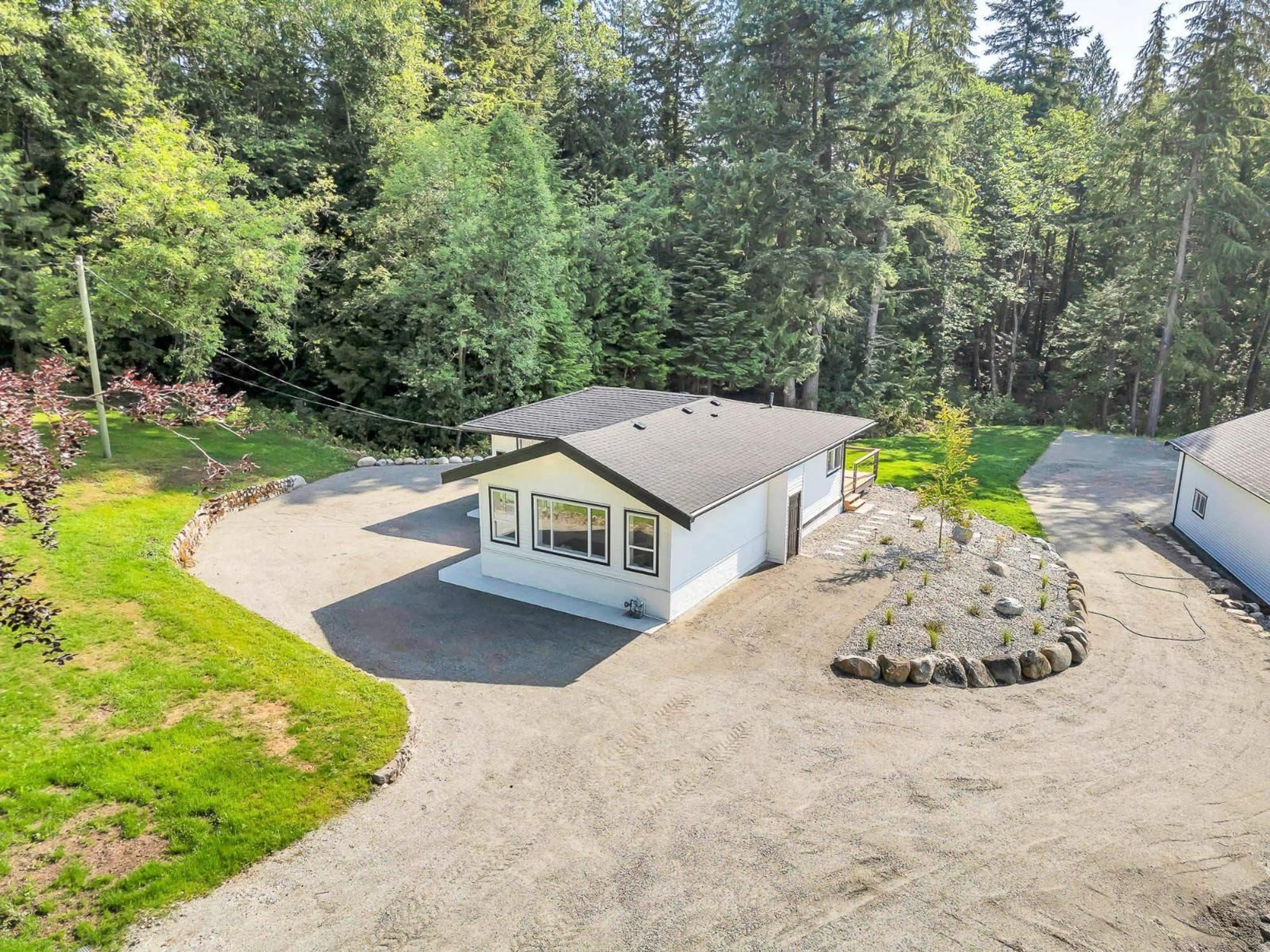 A pic from outside/outdoor area/front of a property/back of a property/a pic from drone, water/lake/river/ocean view for 12358 CARR, Mission British Columbia V4S1B9