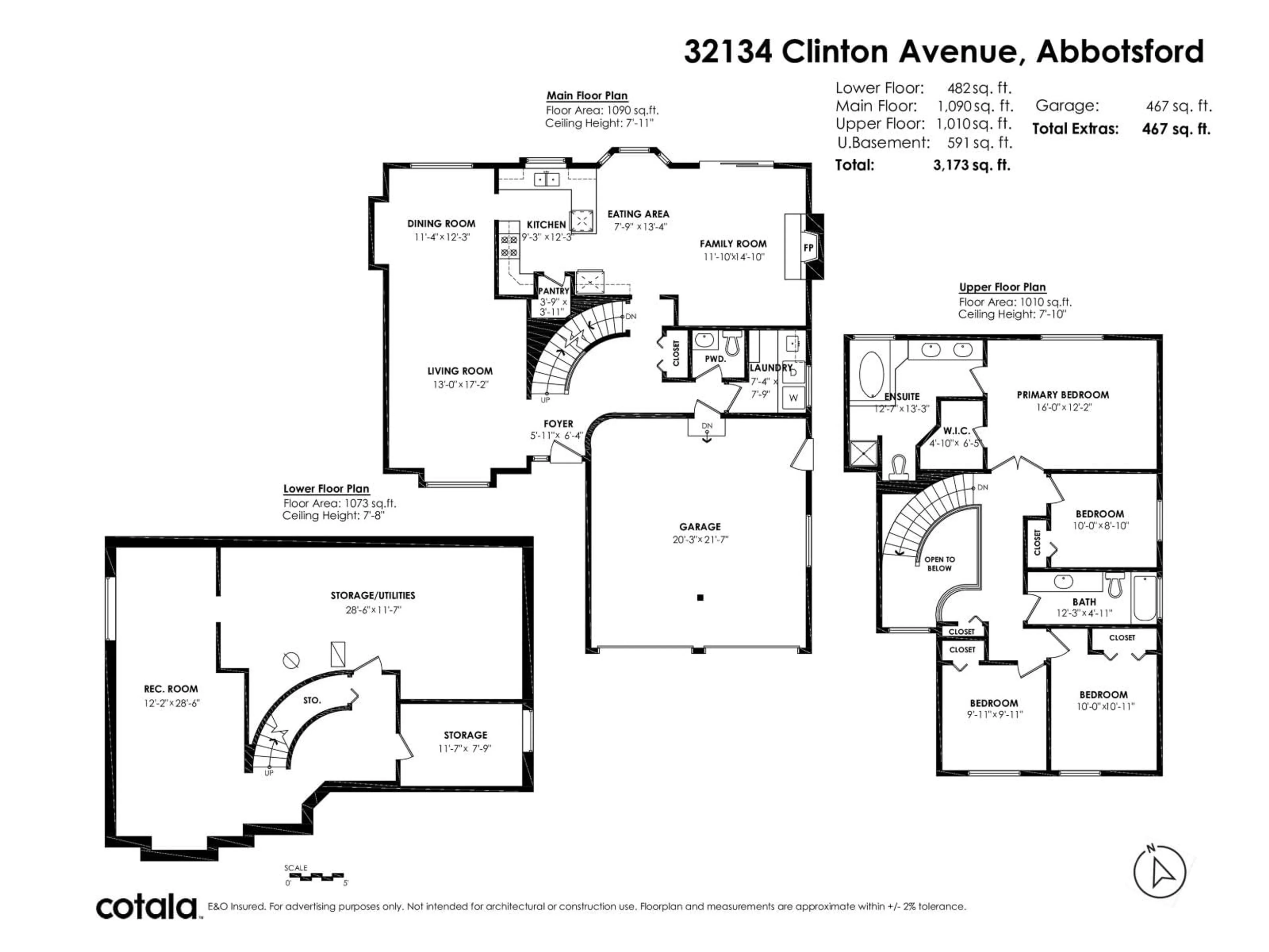 Floor plan for 32134 CLINTON, Abbotsford British Columbia V2T5B5