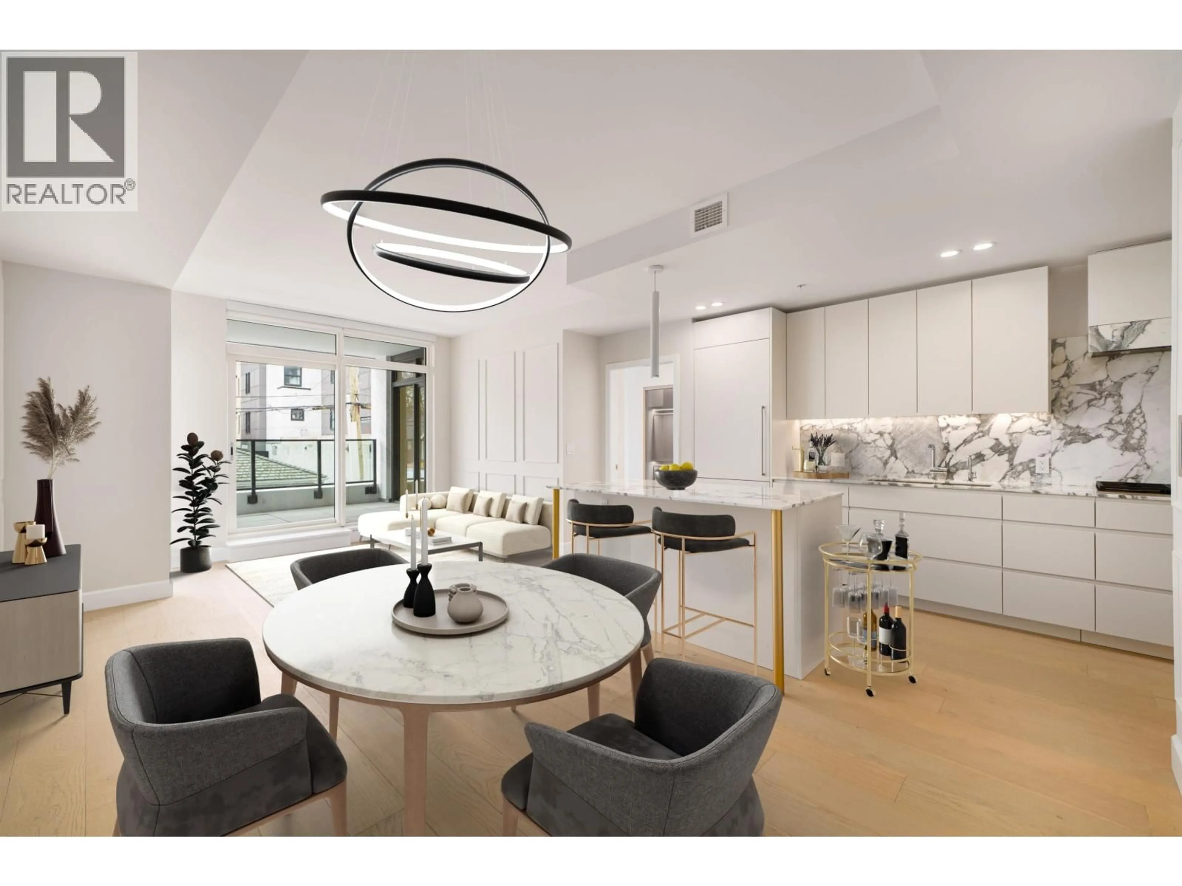 Open concept kitchen, ceramic/tile floor for 303 - 3668 10TH AVENUE, Vancouver British Columbia V6R2G3