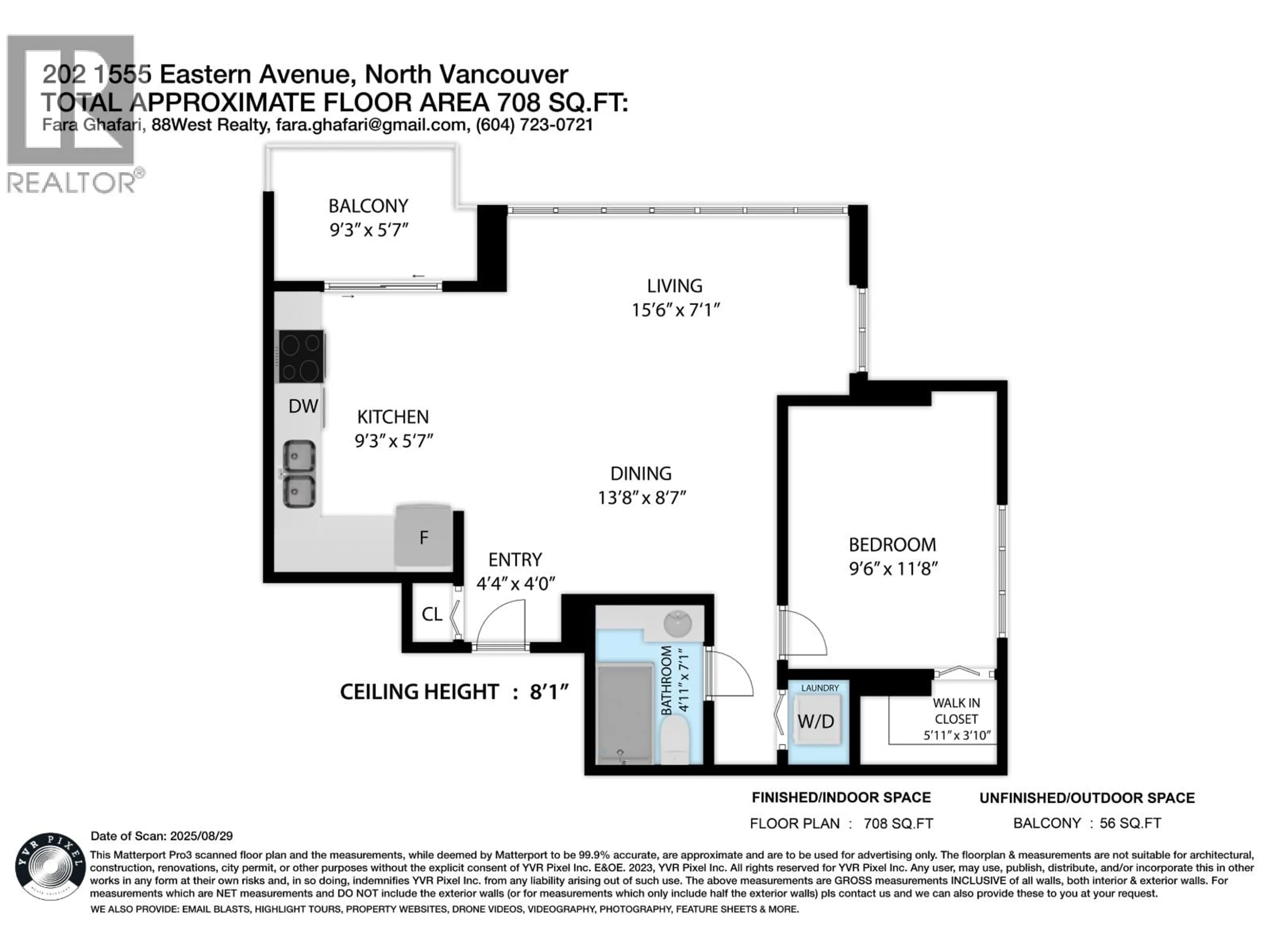 Floor plan for 202 - 1555 EASTERN AVENUE, North Vancouver British Columbia V7L3G2