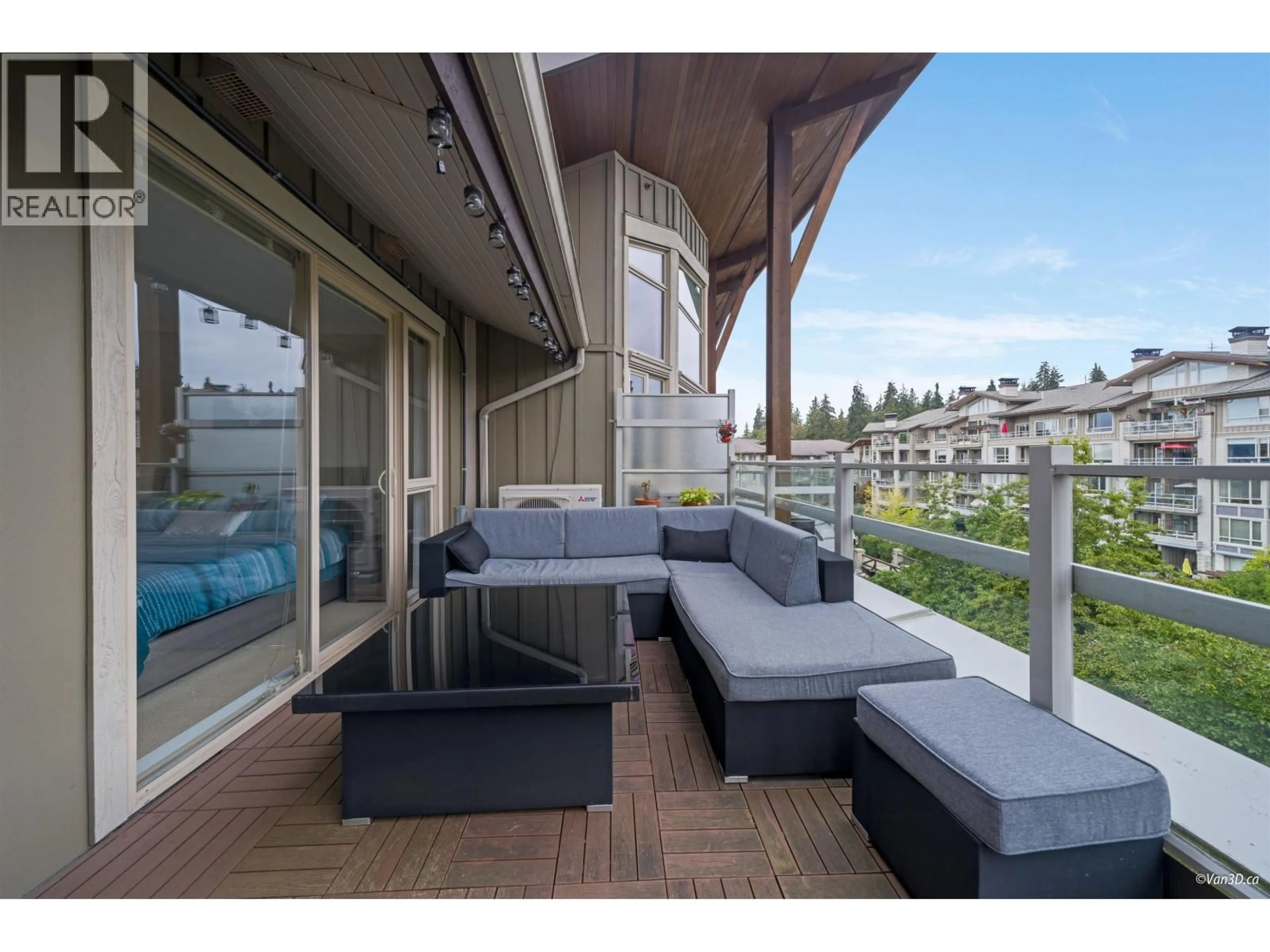 Patio, water/lake/river/ocean view for 506 - 530 RAVEN WOODS DRIVE, North Vancouver British Columbia V7G2T5